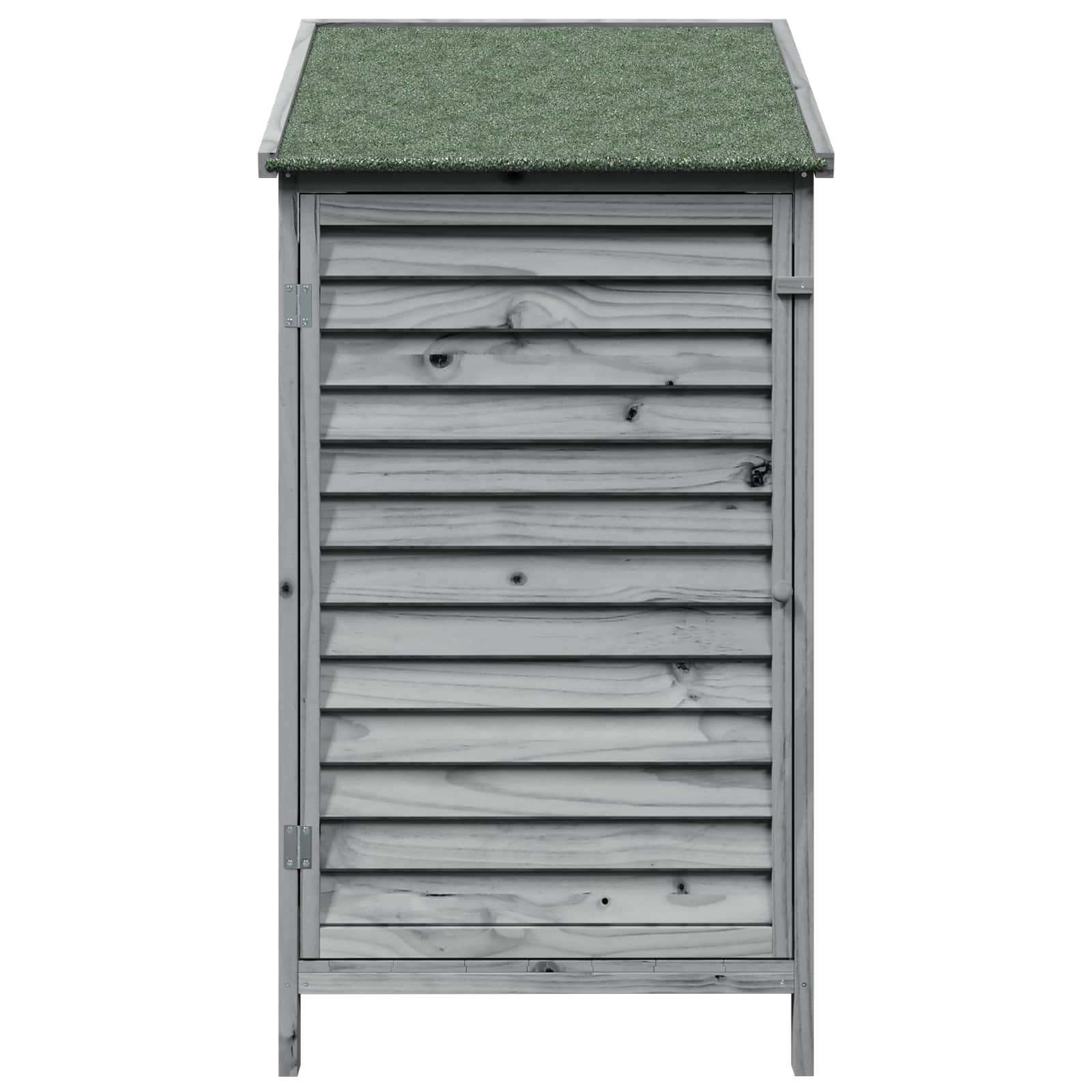 Vrtna Šupa s krovom Siva 59 x 56 x 113,5 cm Čvrsto drvo jele