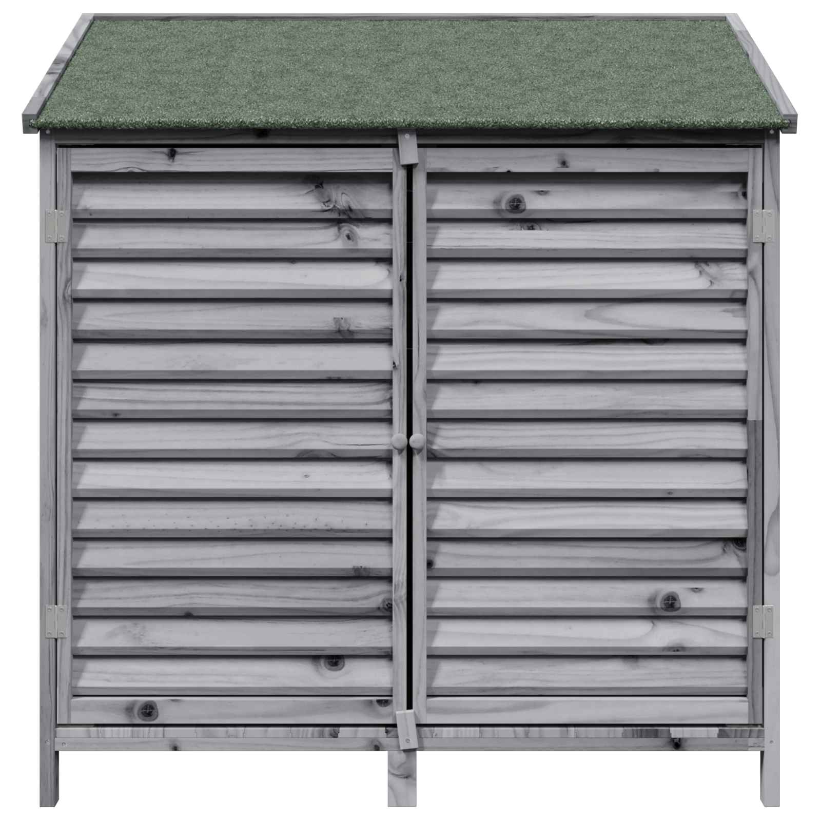 Vrtna Šupa Siva 106 x 56 x 113,5 cm Čvrsto drvo jele