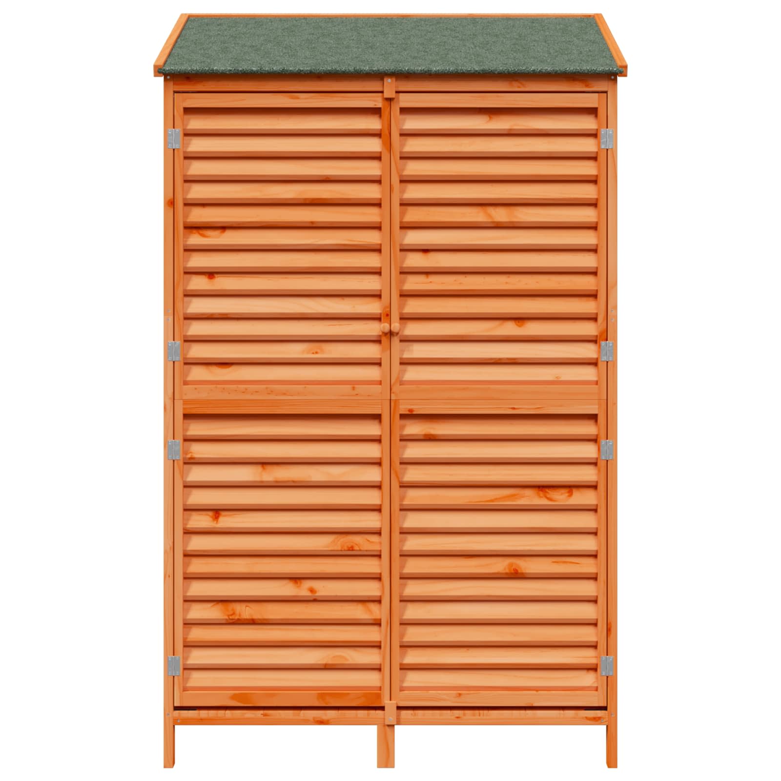 Vrtna Šupa s krovom Smeđa 106 x 56 x 176,5 cm Čvrsto drvo jele