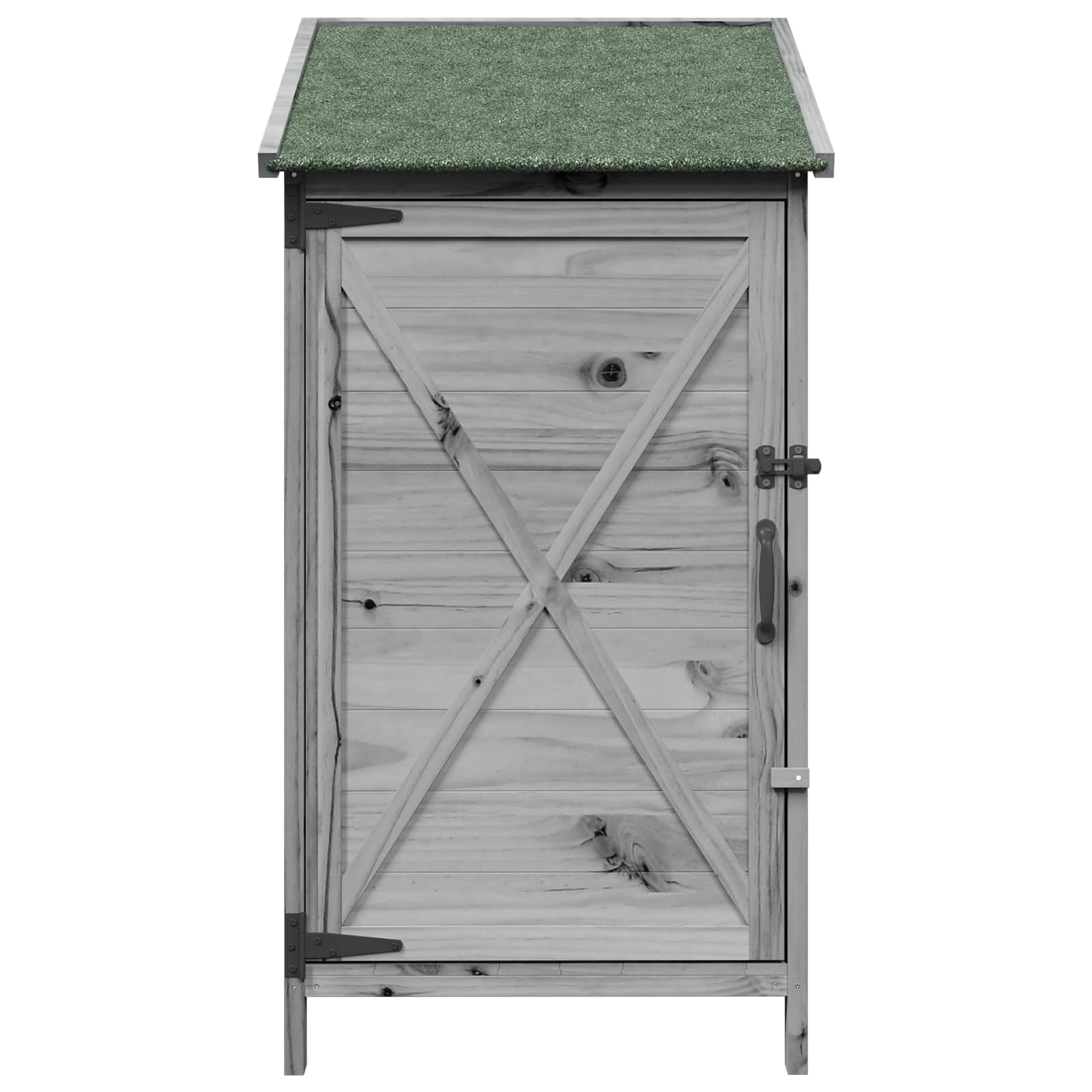 Vrtna Šupa Siva 59,5 x 56 x 113,5 cm Konstruirano drvo