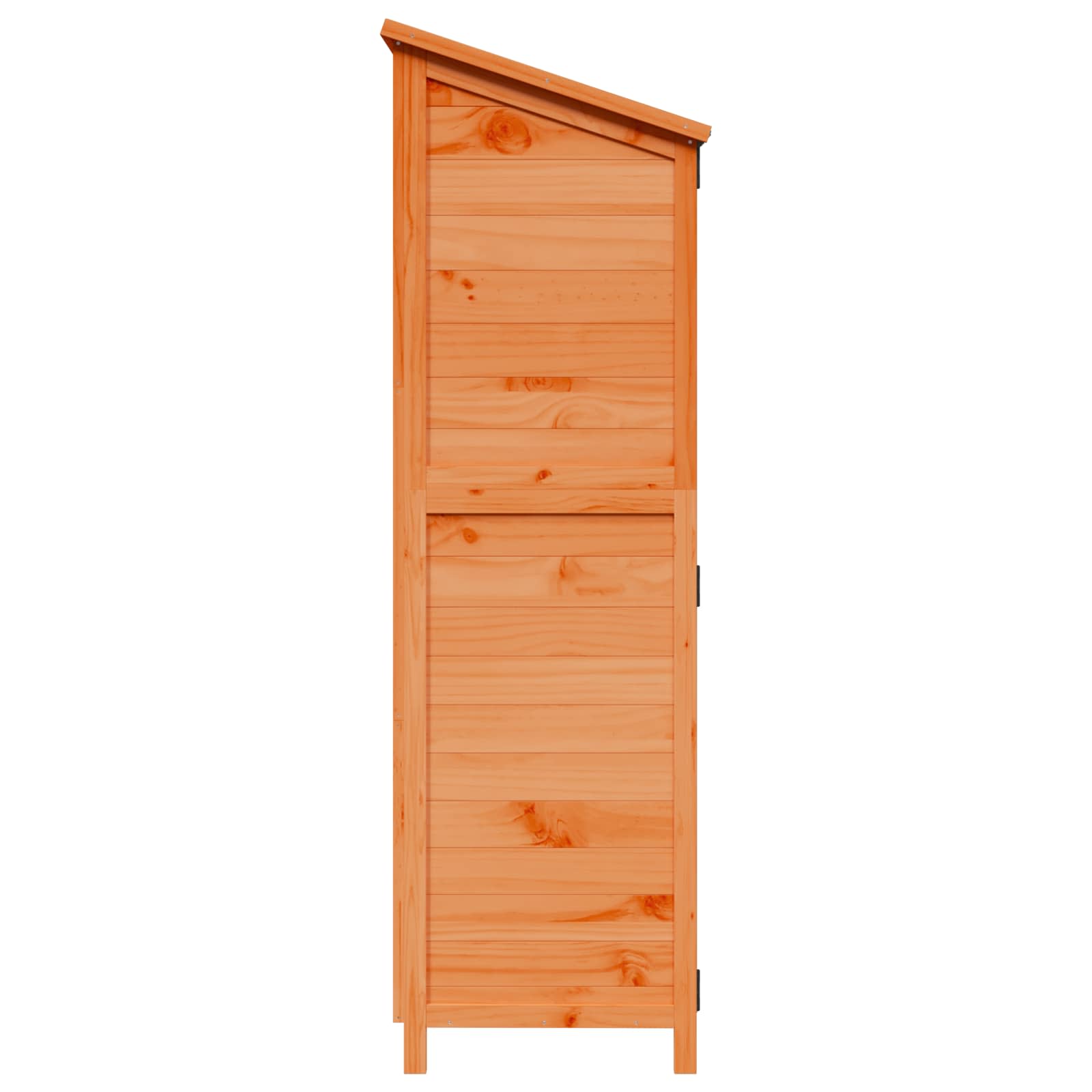 Vrtna Šupa s krovom Smeđa 106 x 56 x 176,5 cm Čvrsto drvo jele