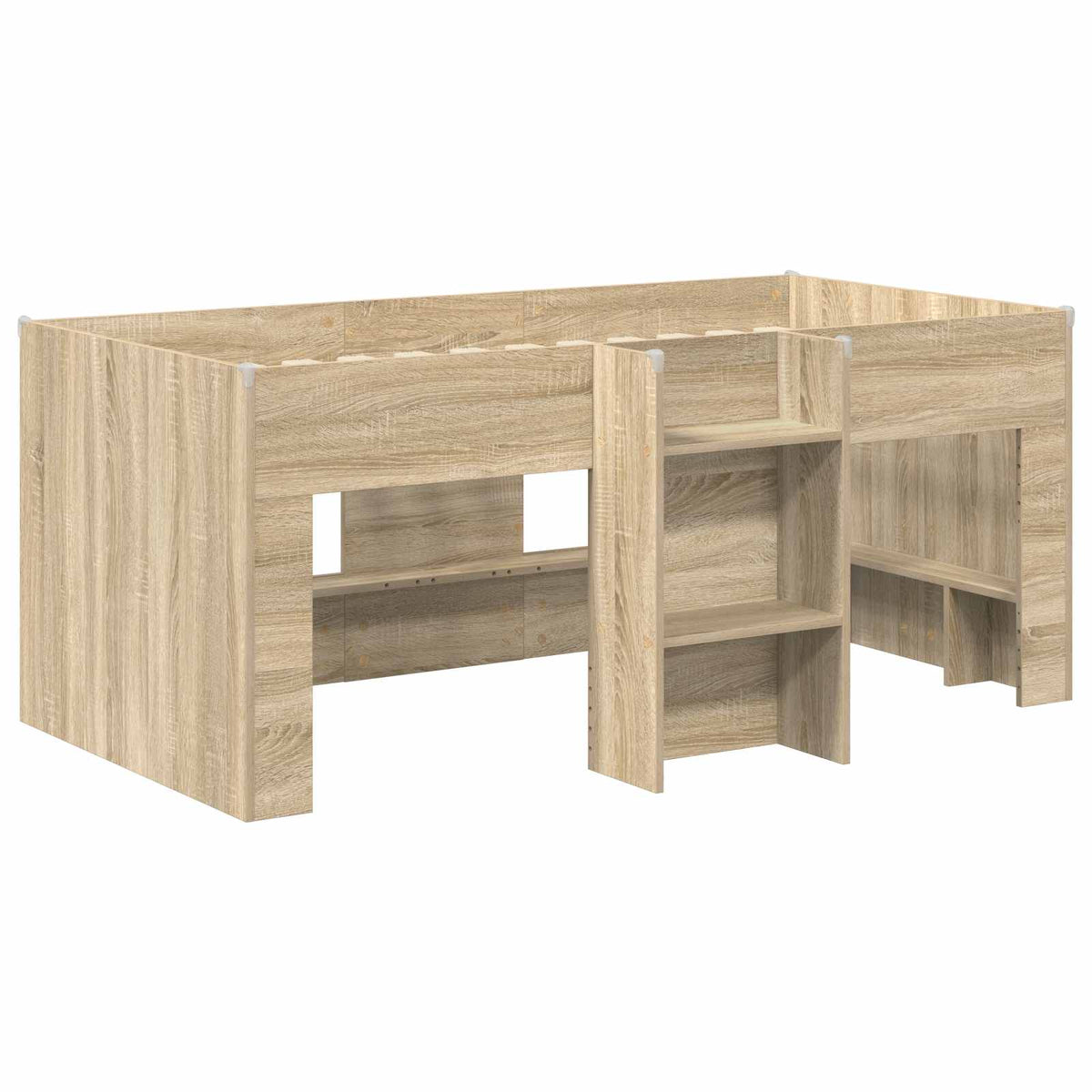 Kreveta za visoko spavanje djece Hrast sonoma 80 x 160 cm