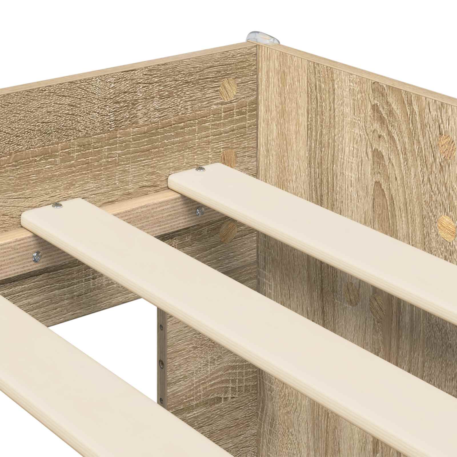 Kreveta za visoko spavanje djece 2 pcs Hrast sonoma 90 x 190 cm