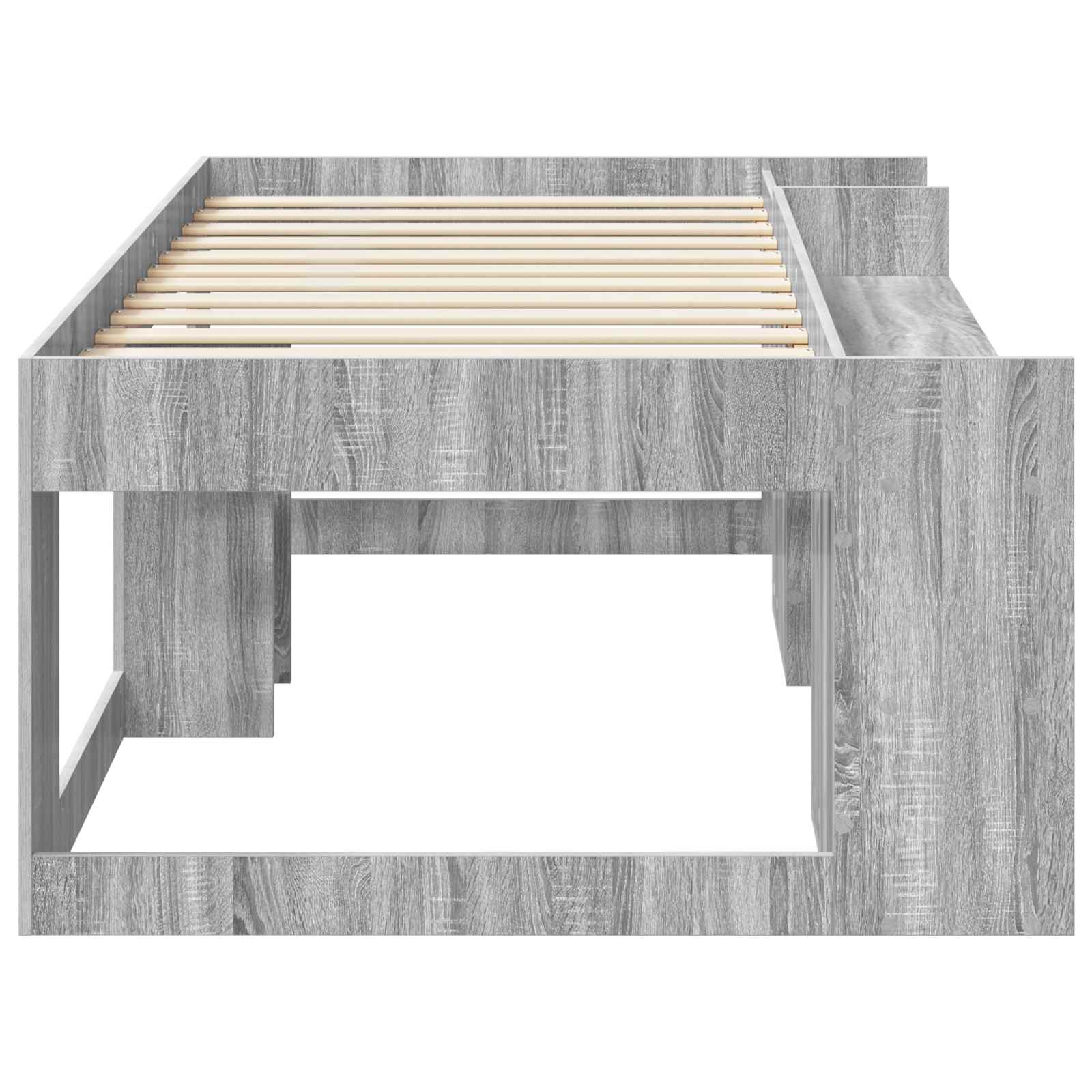 Krevet za djecu s ladicama Siva Sonoma 80 x 200 cm
