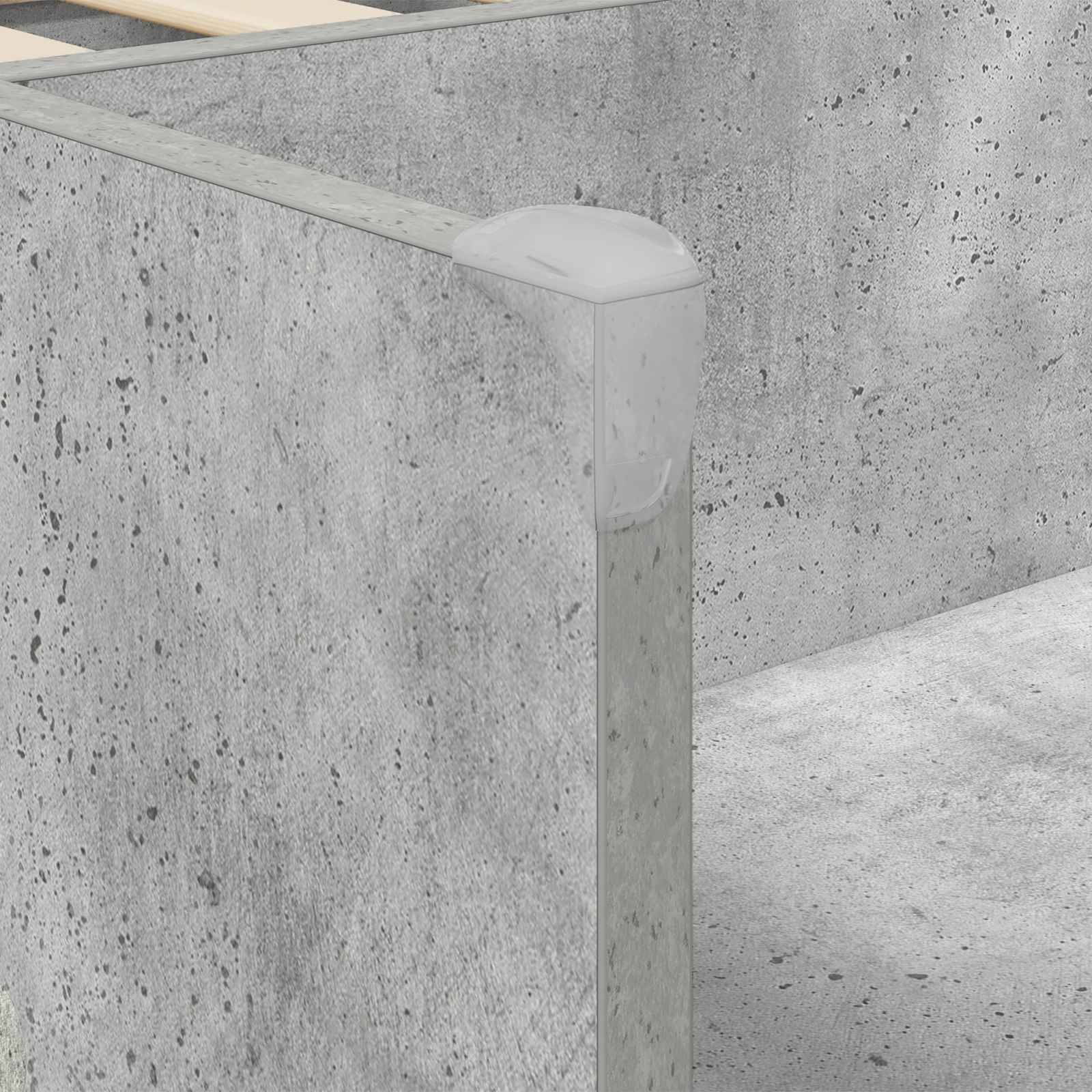 Krevet za djecu s ladicama Betonska siva 98.5 x 200 cm