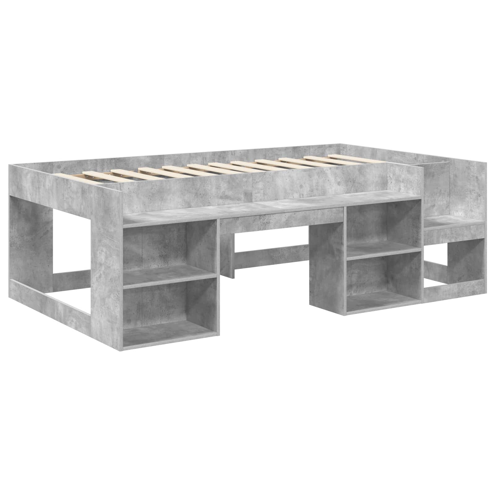 Krevet za djecu s ladicama Betonska siva 98.5 x 200 cm