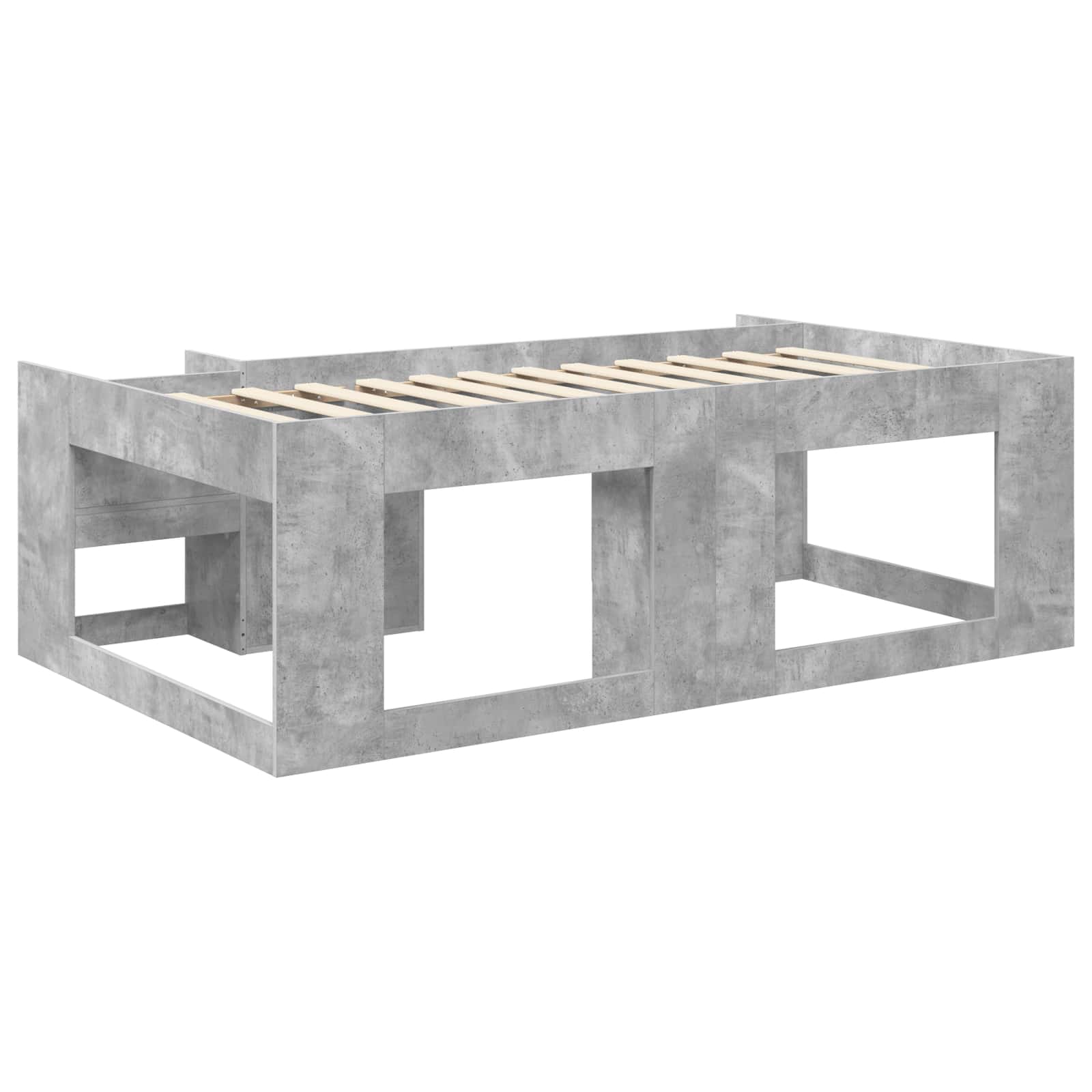 Krevet za djecu s ladicama Betonska siva 98.5 x 200 cm