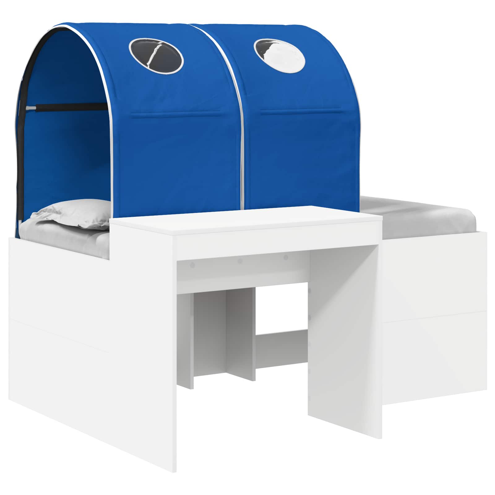 Krevet s Tunnels 4 pcs Artisian hrast i plava Konstruirano drvo