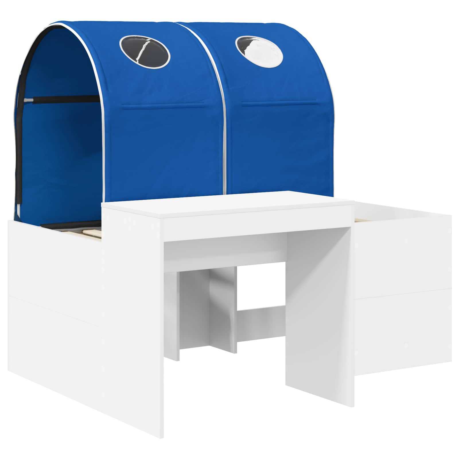 Krevet s Tunnels 4 pcs Artisian hrast i plava Konstruirano drvo