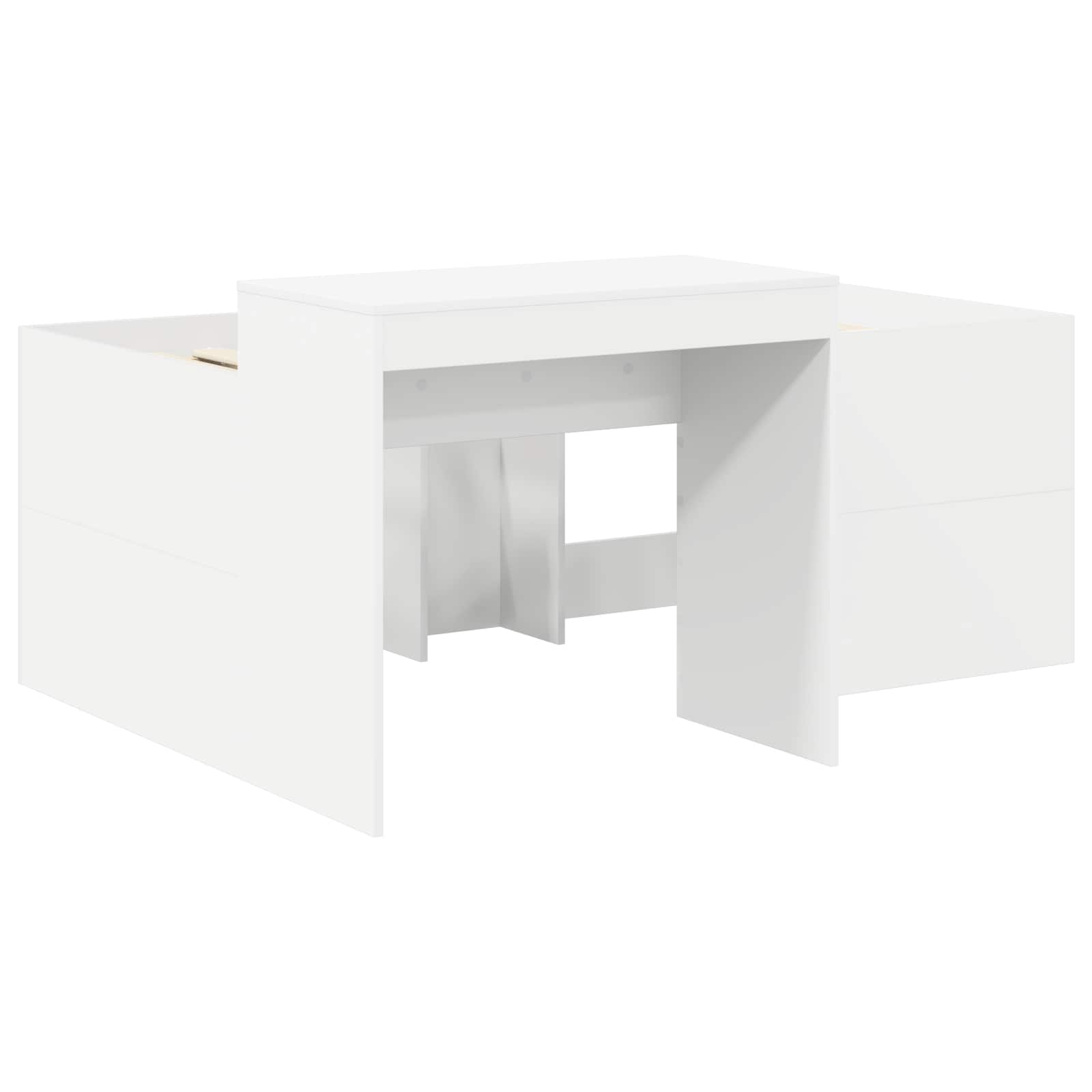 Krevet s Tunnels 4 pcs Artisian hrast i plava Konstruirano drvo