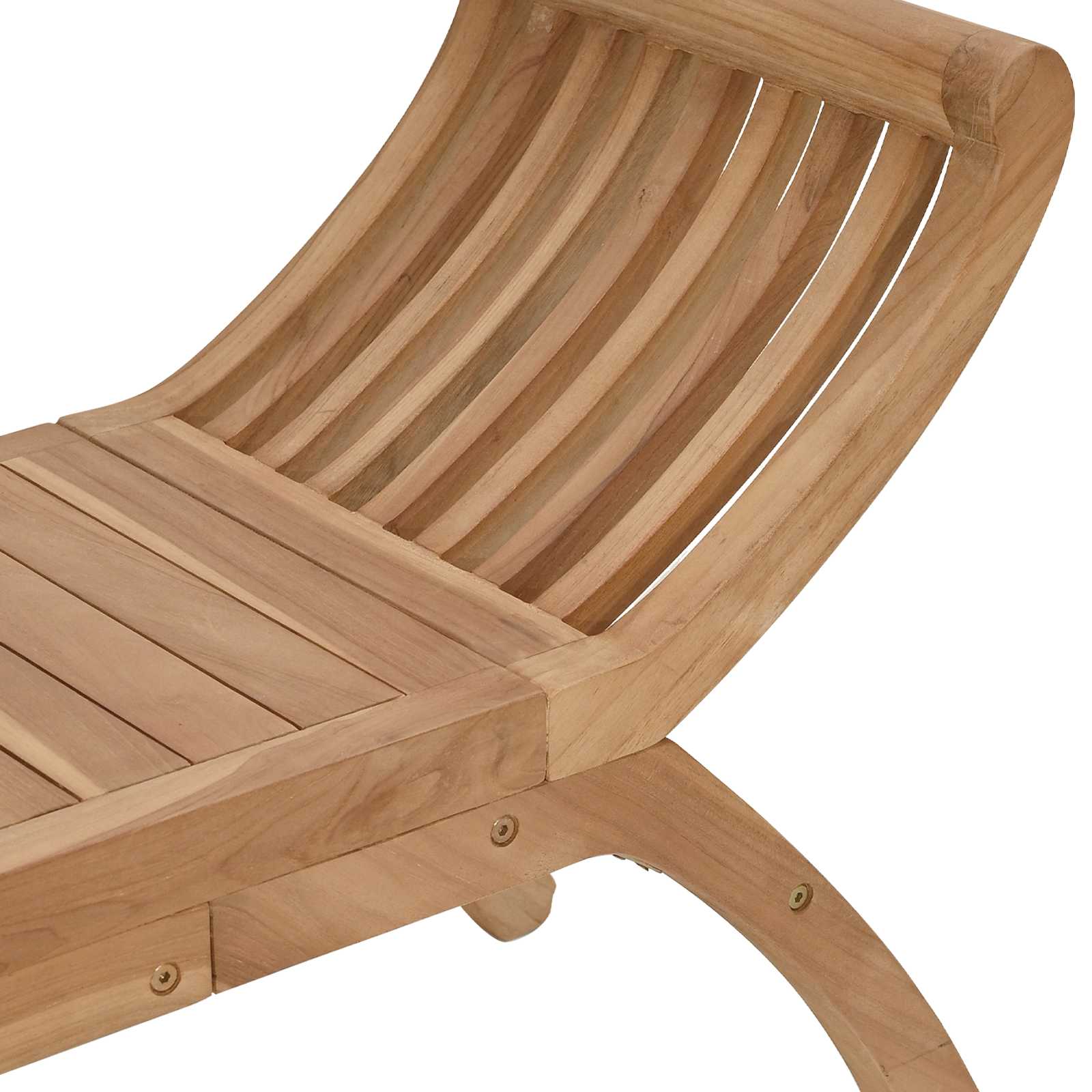 Vrtna klupa 2 -Seater 126 cm Čvrsto teak drvo Prirodna