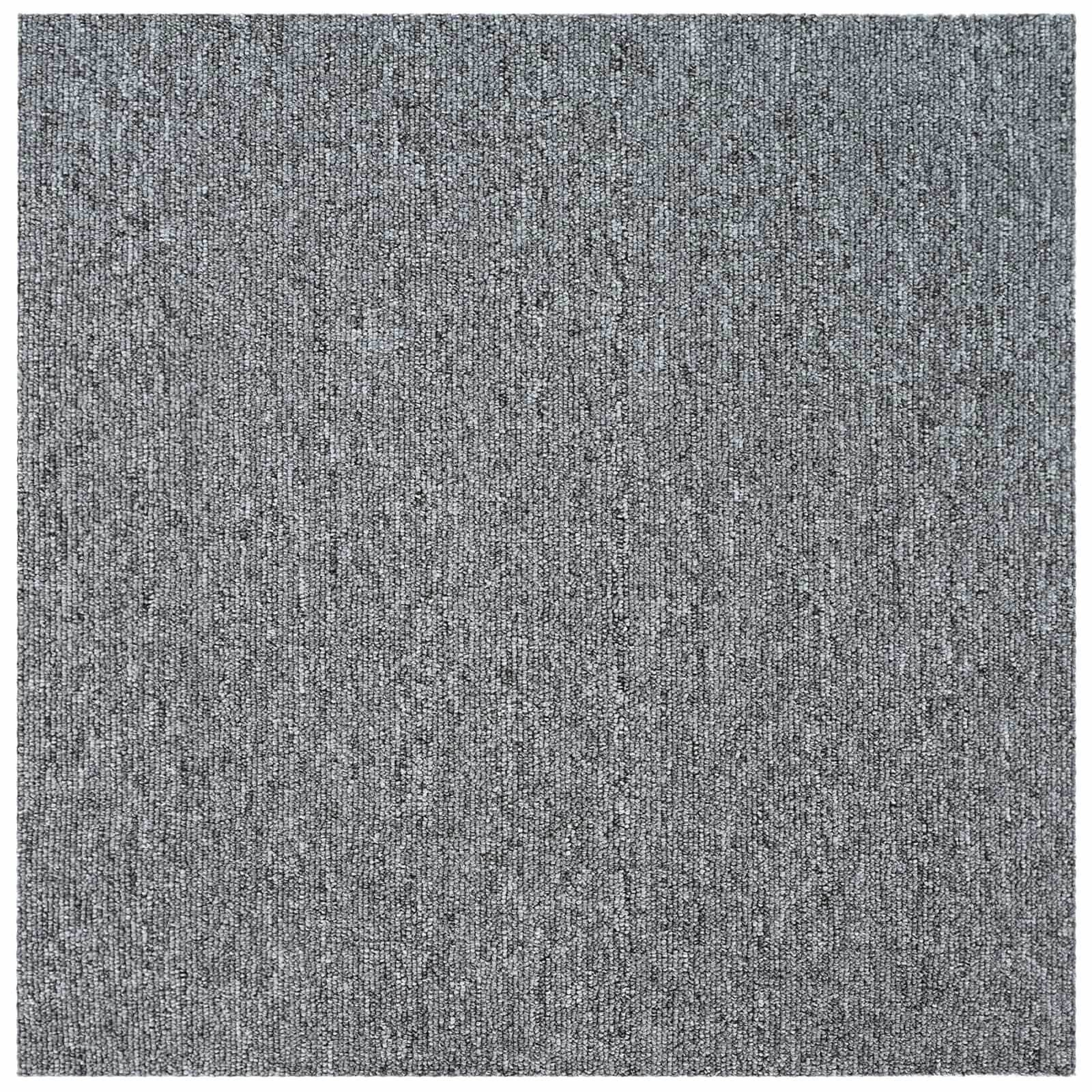 Tepih pločica Svjetlosiva 50 x 50 cm 20 pcs PP i bitumen