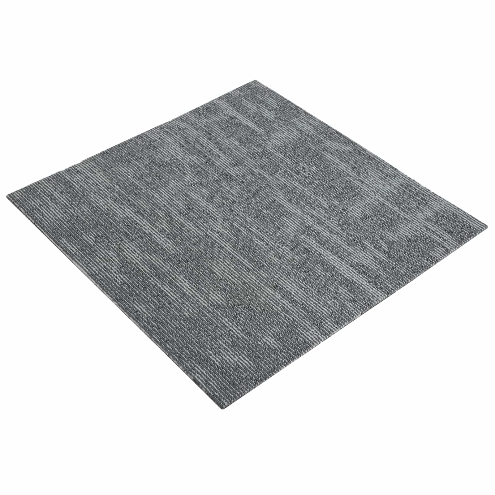 Tepih pločica Betonska siva 50 x 50 cm 36 pcs PP i bitumen
