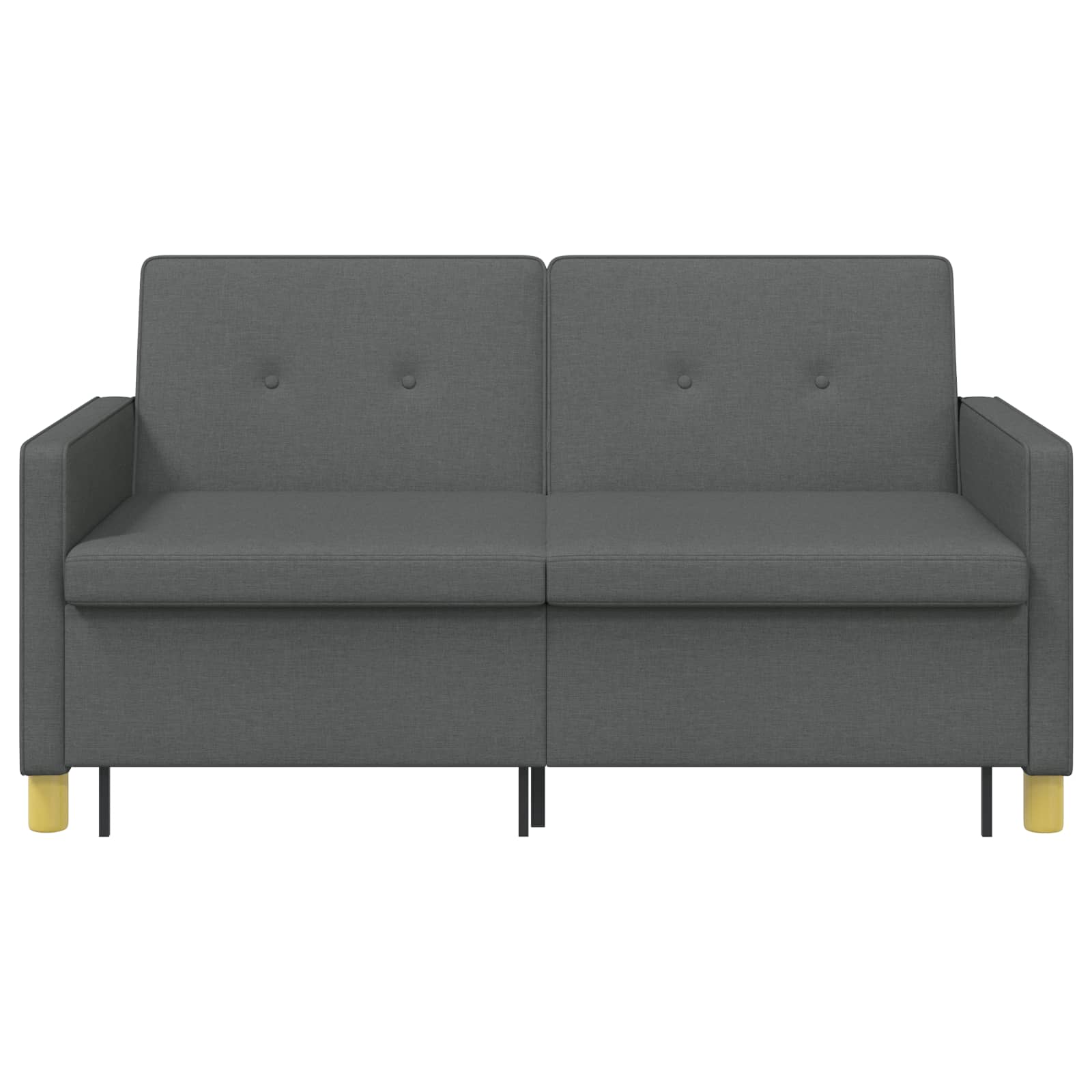 Krevet-sofa na razvlačenje Tamnosiva Tkanina