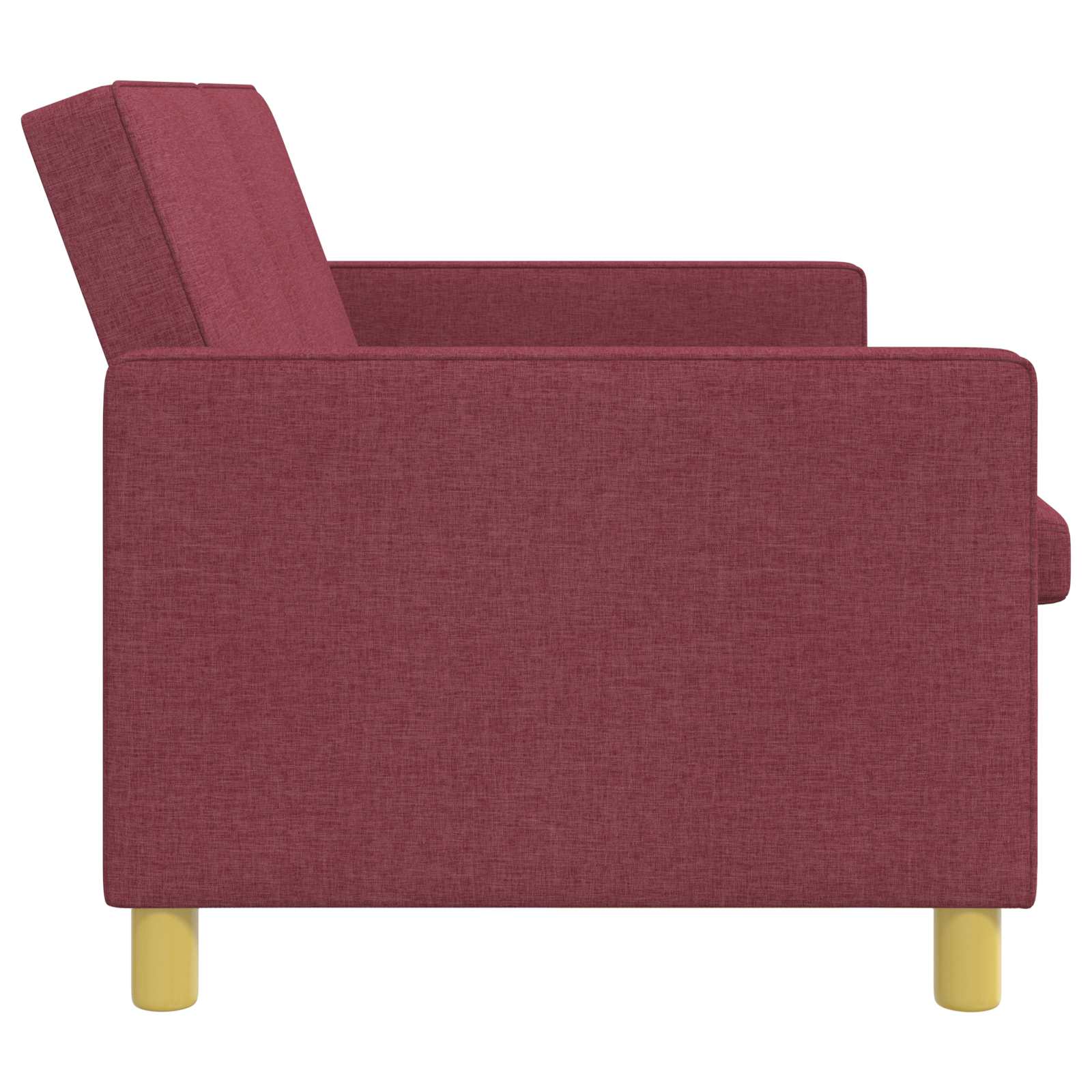 Krevet-sofa na razvlačenje Vinska crvena Tkanina