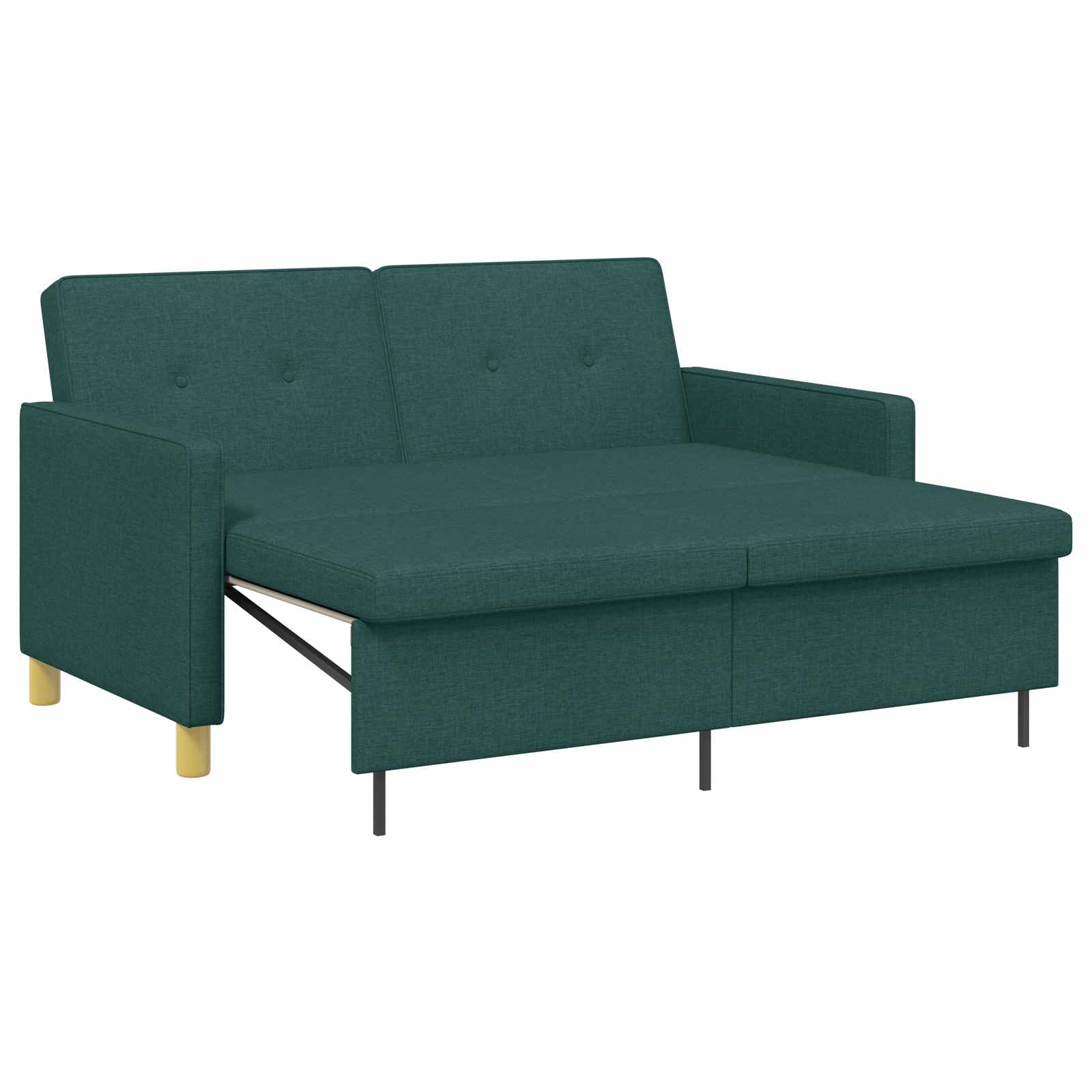 Krevet-sofa na razvlačenje Tamnozelena Tkanina
