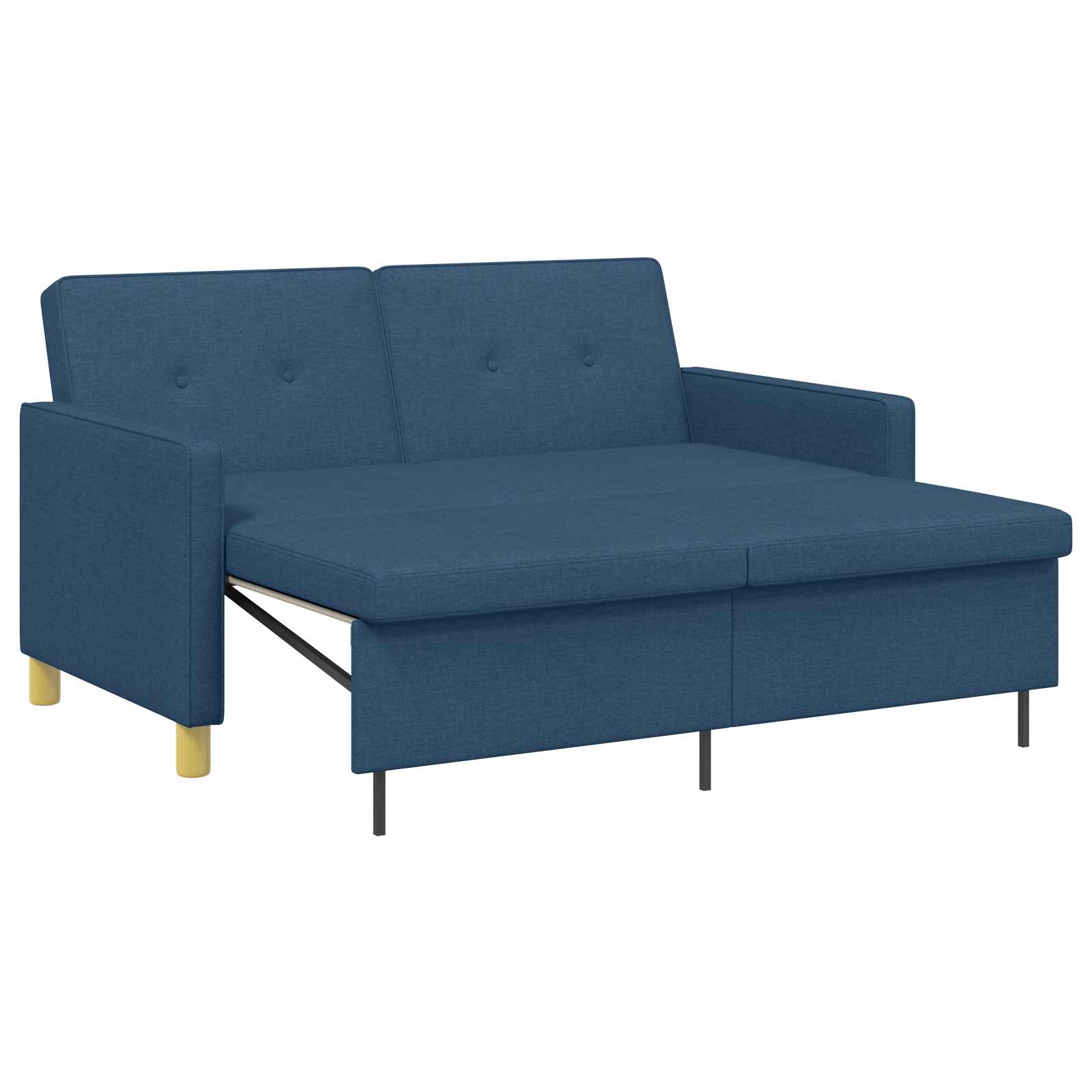 Krevet-sofa na razvlačenje Plava Tkanina