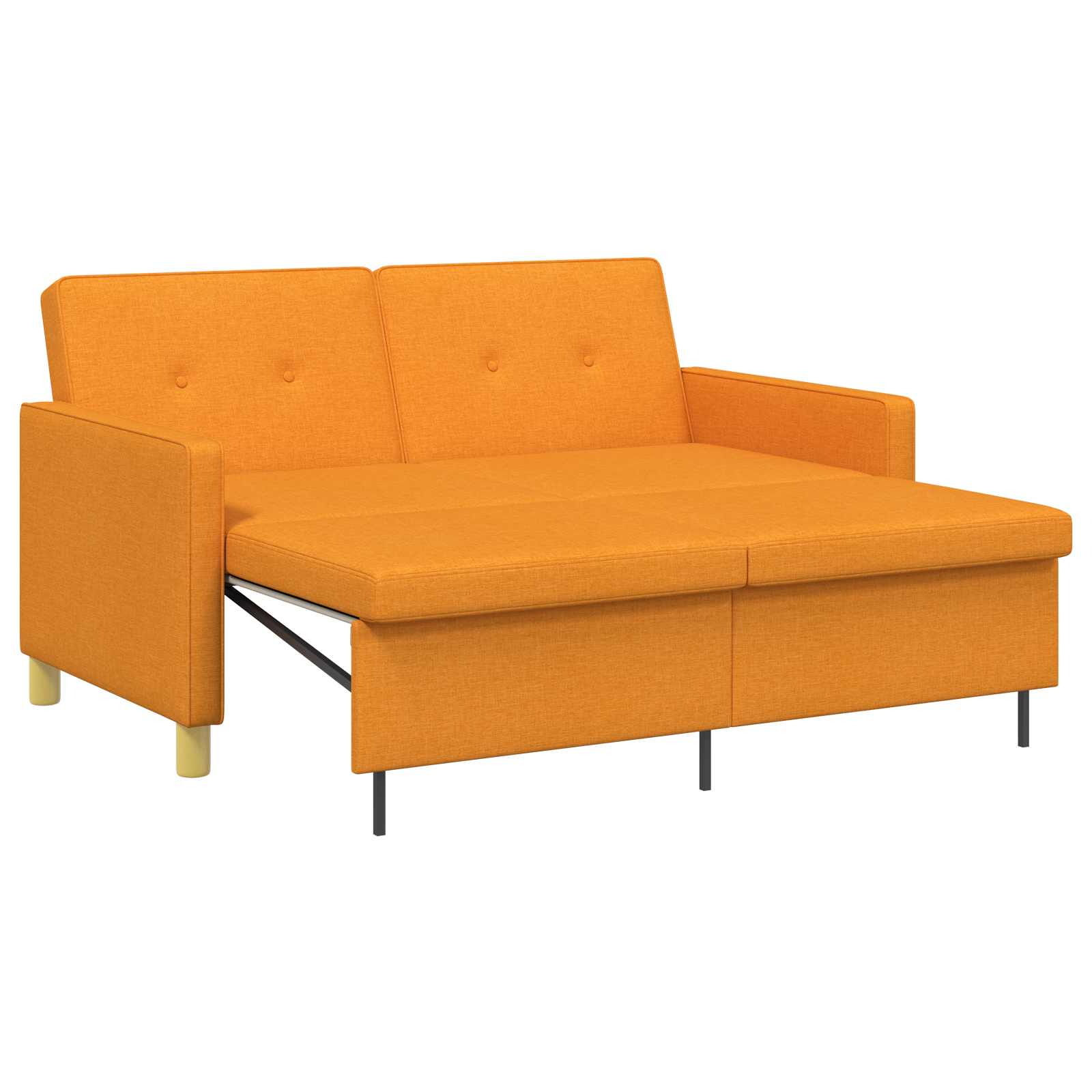 Krevet-sofa na razvlačenje Tamno žuta Tkanina