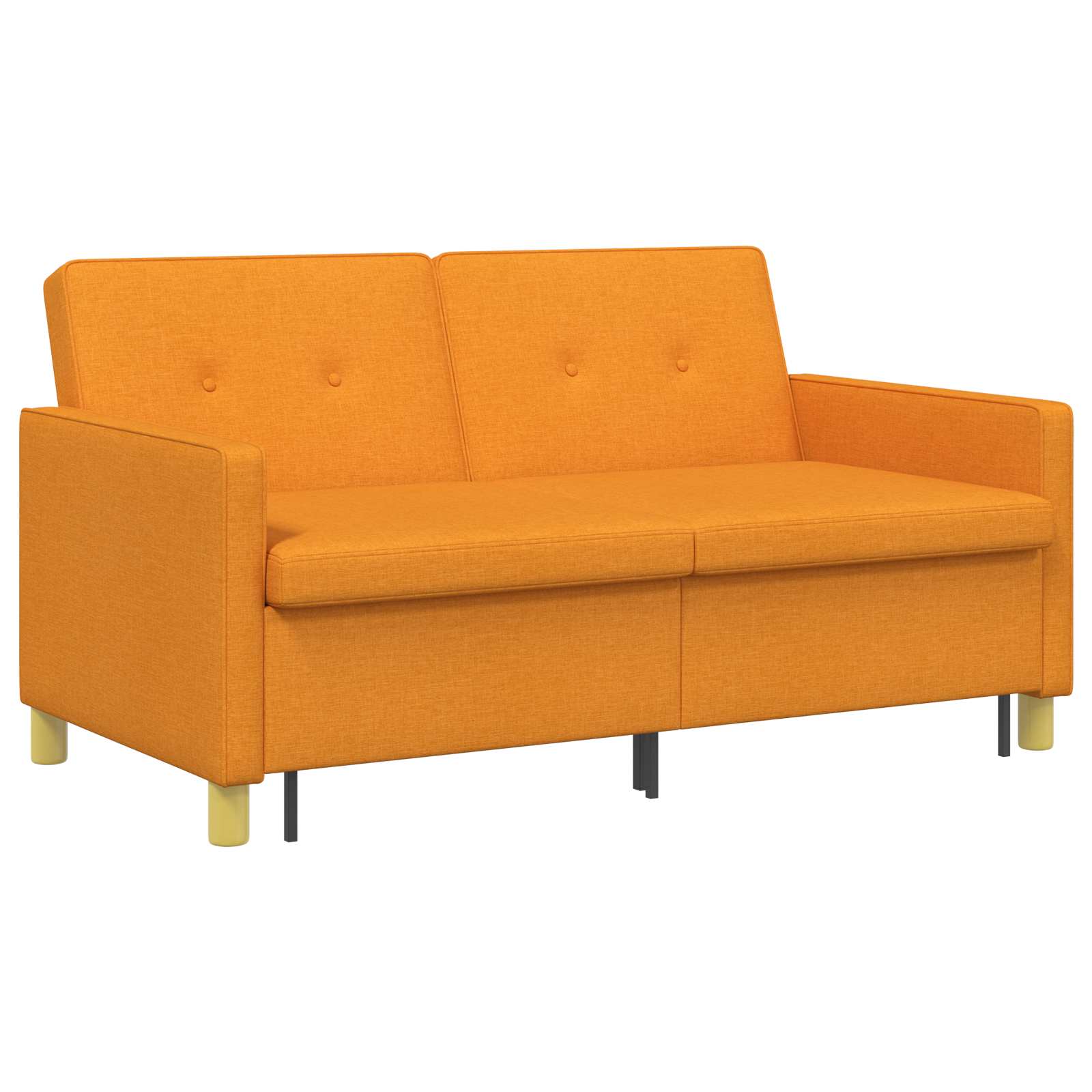 Krevet-sofa na razvlačenje Tamno žuta Tkanina