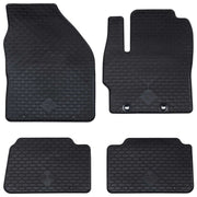 Auto tepih 4 pcs Crna prikladno za Toyota YARIS 2020- Guma