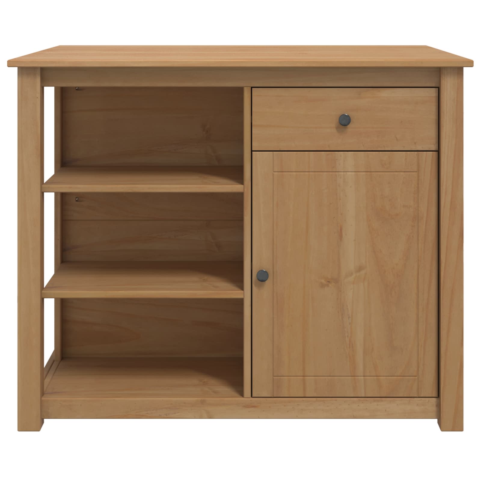 Kuhinjski kolica PANAMA 2 pcs Medeni vosak 112 x 77 x 90 cm