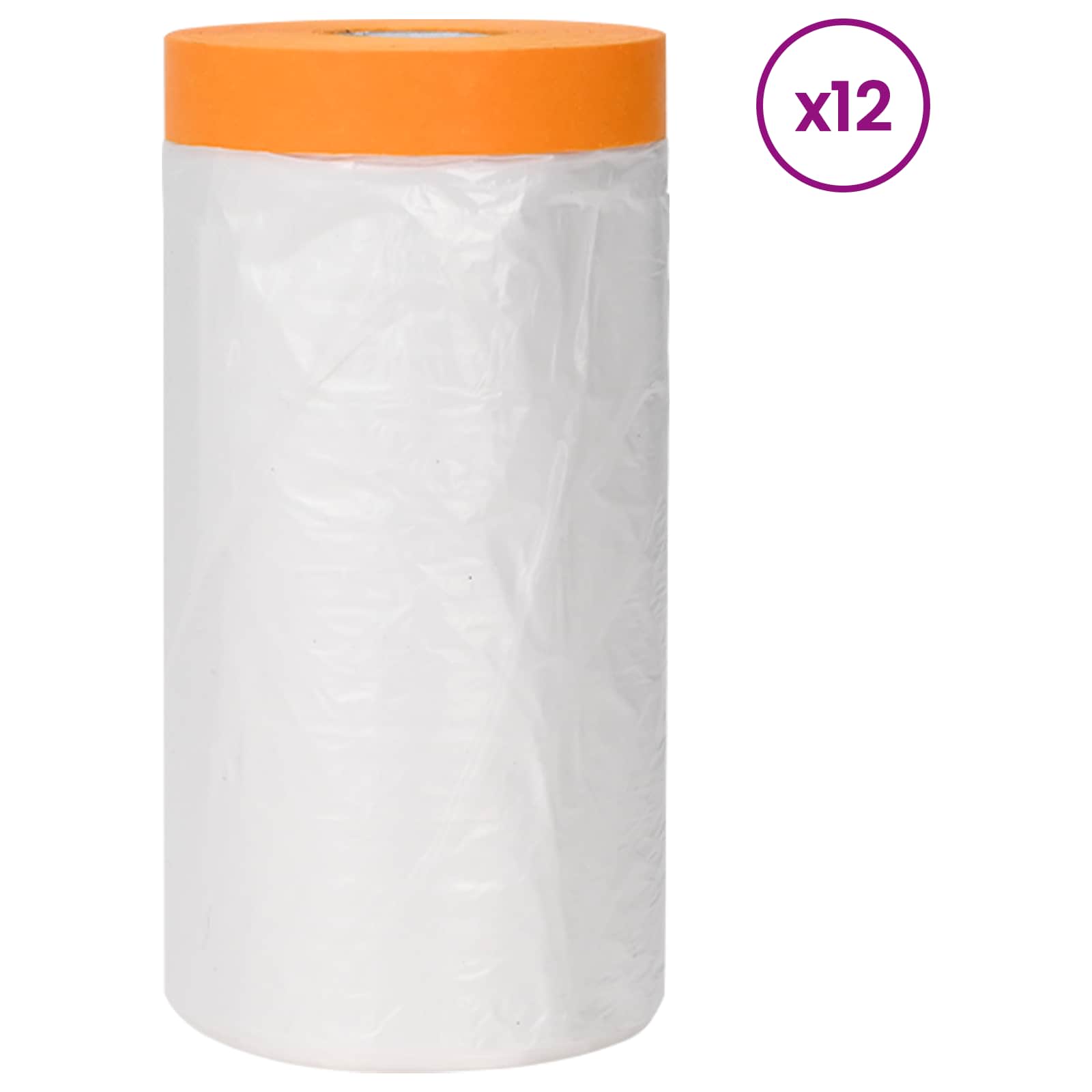 Prozračna ploča s ljepilom 12 pcs *Transparent*an 140 x 3300 cm