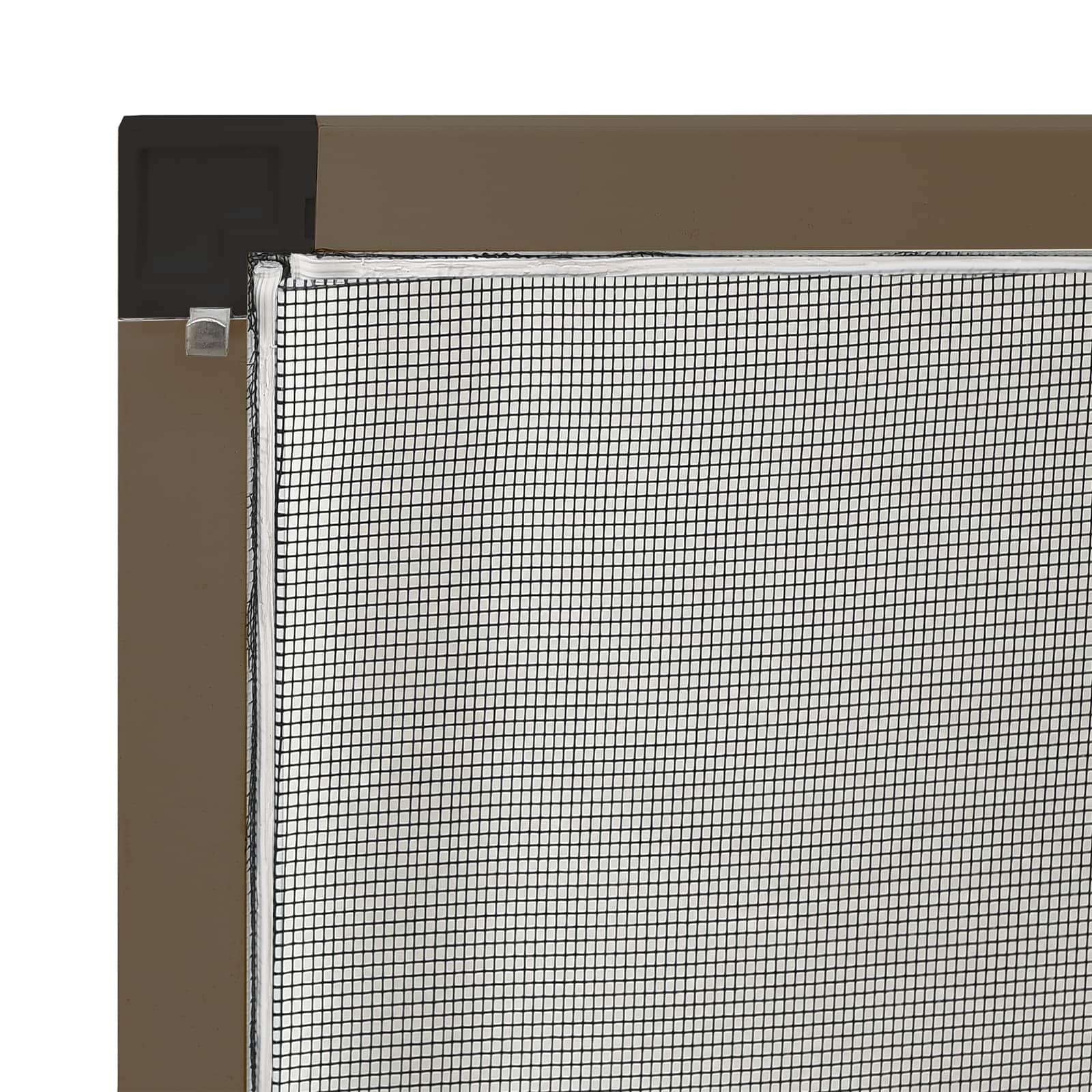Mreža protiv insekata za prozore Smeđa 110 x 130 cm