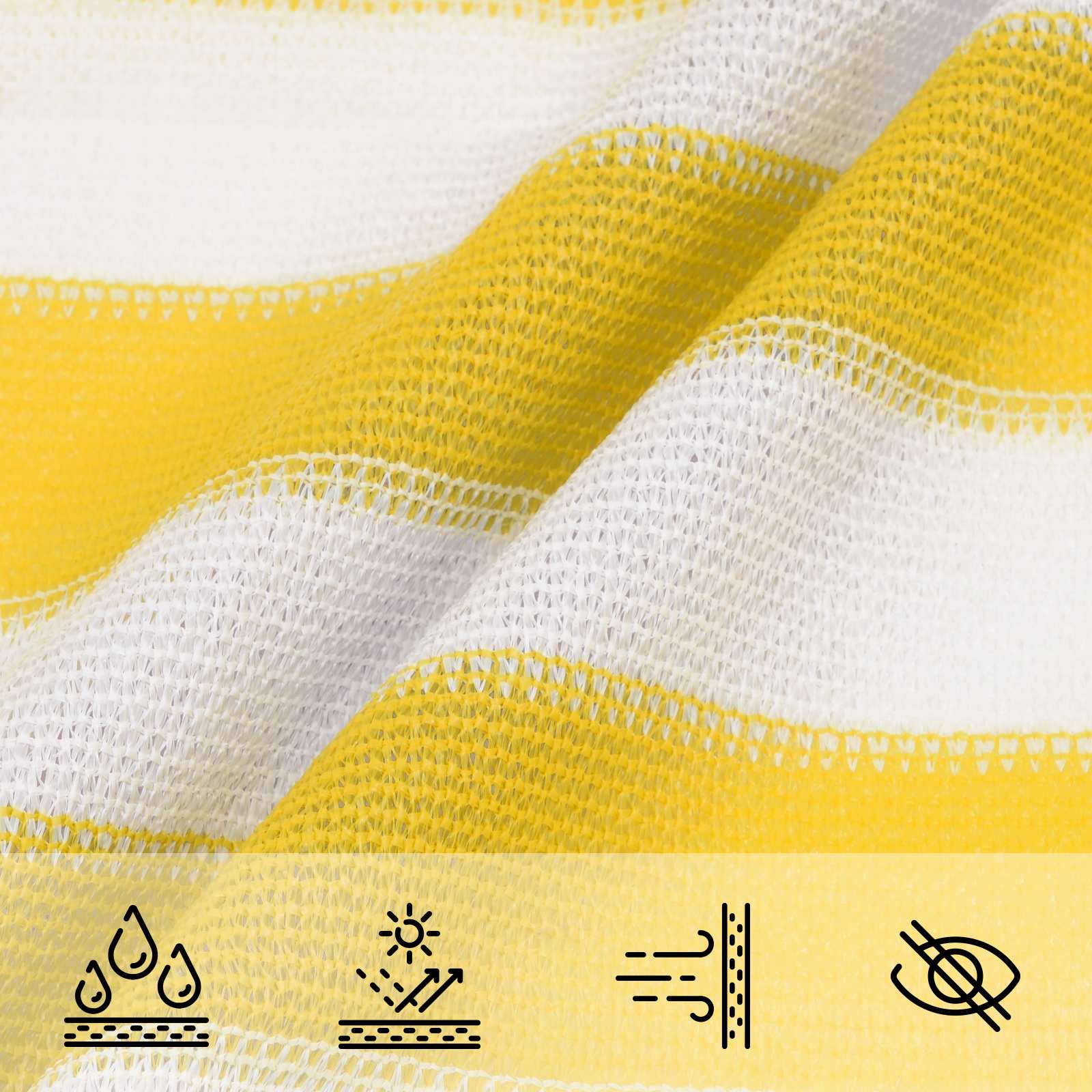 Jedrilica za sunčevu sjenu 4 x 4 x 5,8 m HDPE
