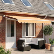 Povlačivi tende Pijesak 5 x 3 m 100% Poliester i Aluminij