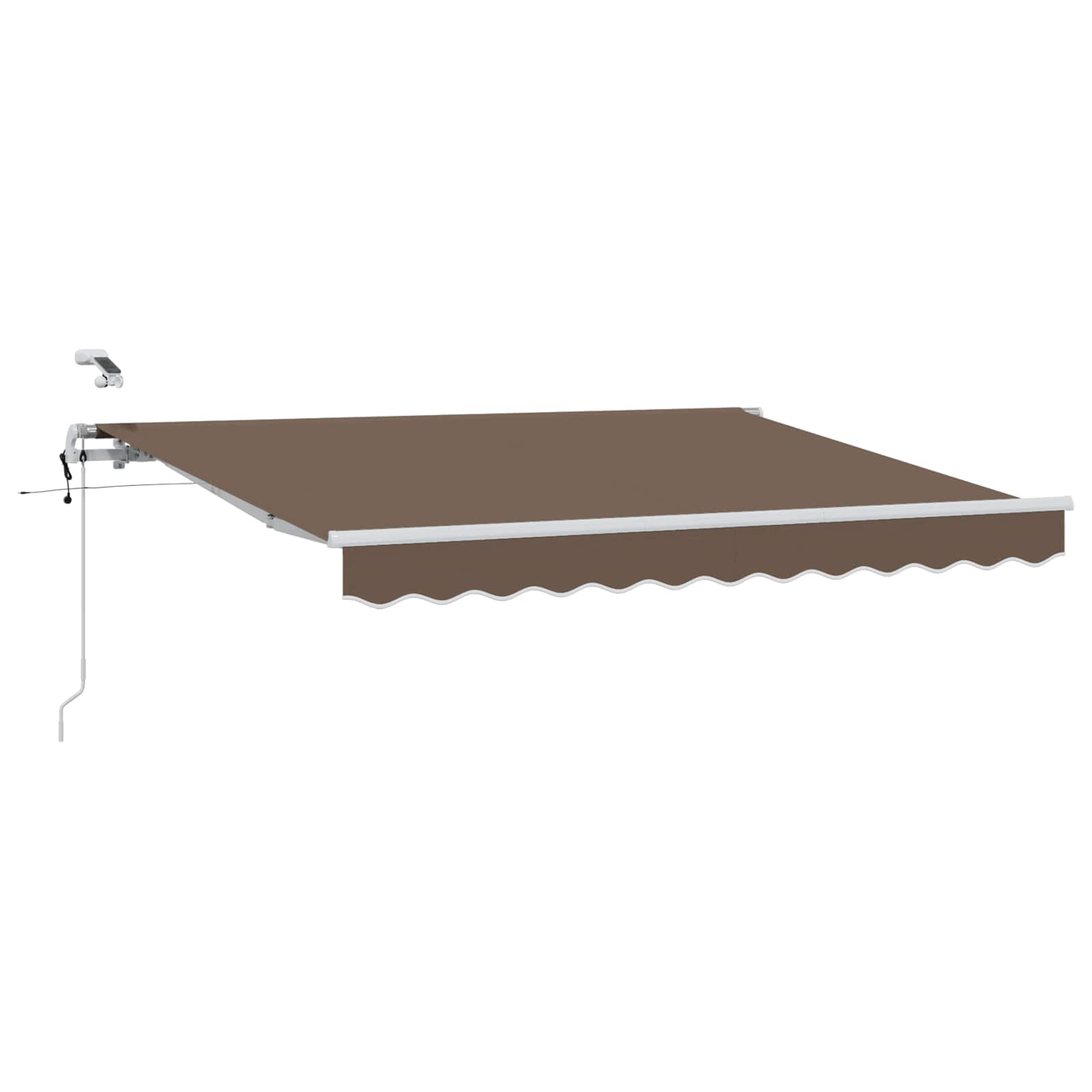Tkanina za tende Sivosmeđa 300 x 250 cm Poliester