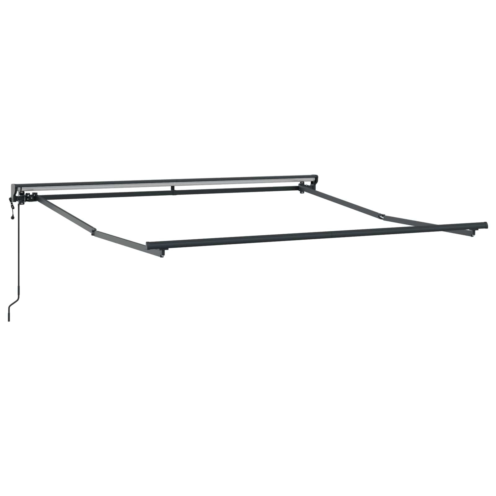 Povlačivi tende Pijesak 4 × 3 m Poliester i aluminij