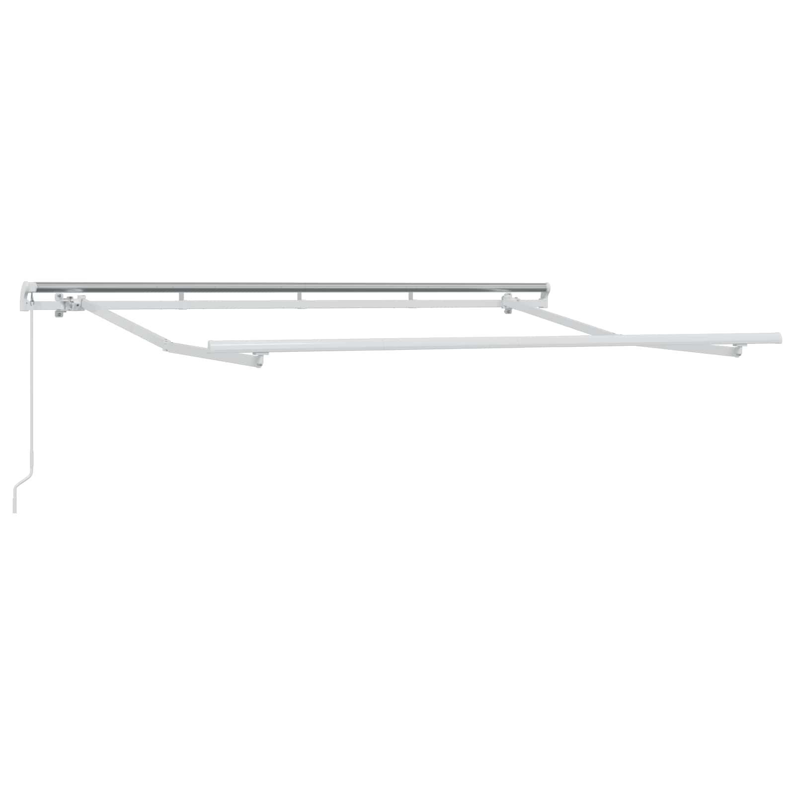 Povlačivi tende Sivosmeđa 450 × 300 cm Poliester i aluminij