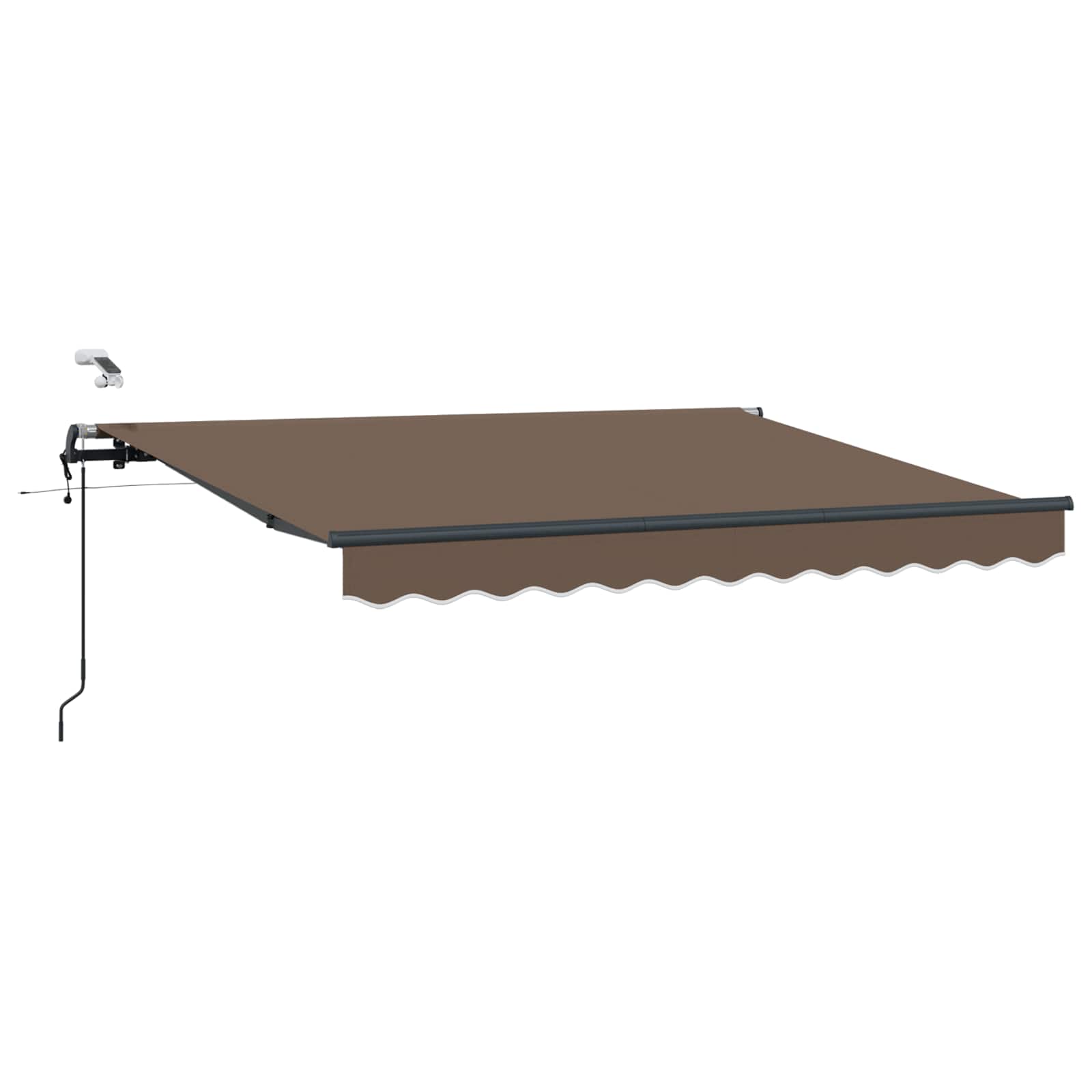Tkanina za tende Sivosmeđa 450 × 300 cm Poliester