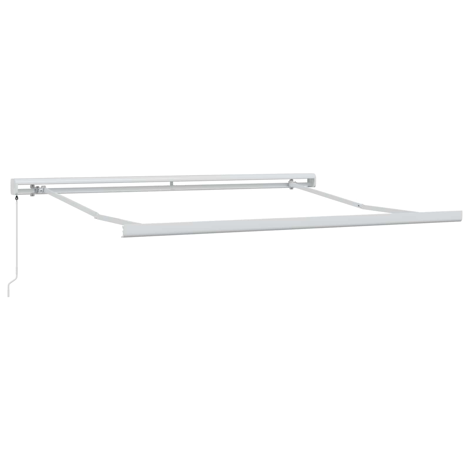 Povlačivi tende Pijesak 450 × 300 cm Platno i Aluminij
