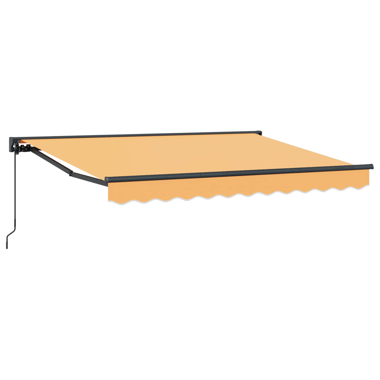 Povlačivi tende Pijesak 5 x 3 m Poliester i aluminij