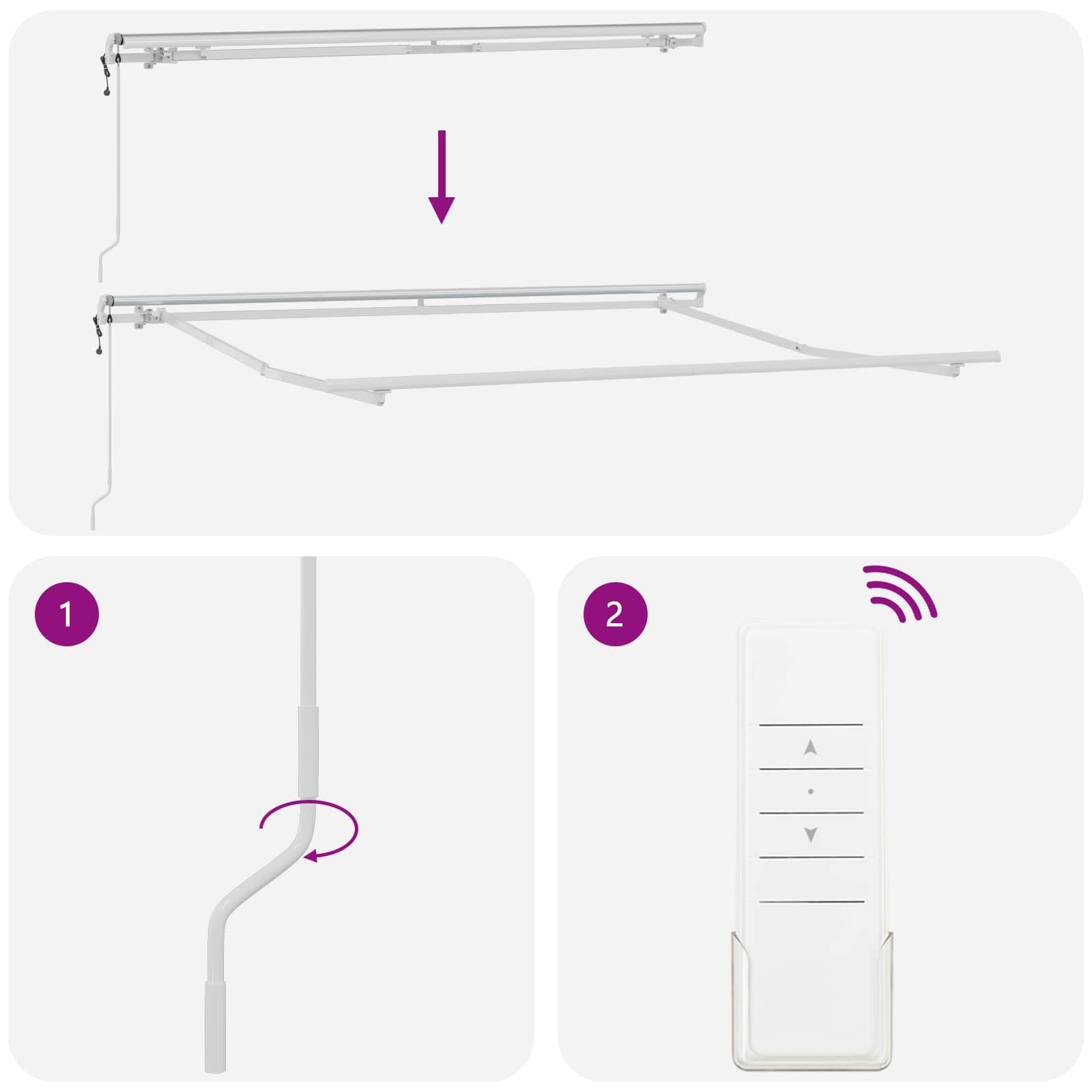Povlačivi tende Sivosmeđa 500 × 350 cm Tkanina i Aluminij