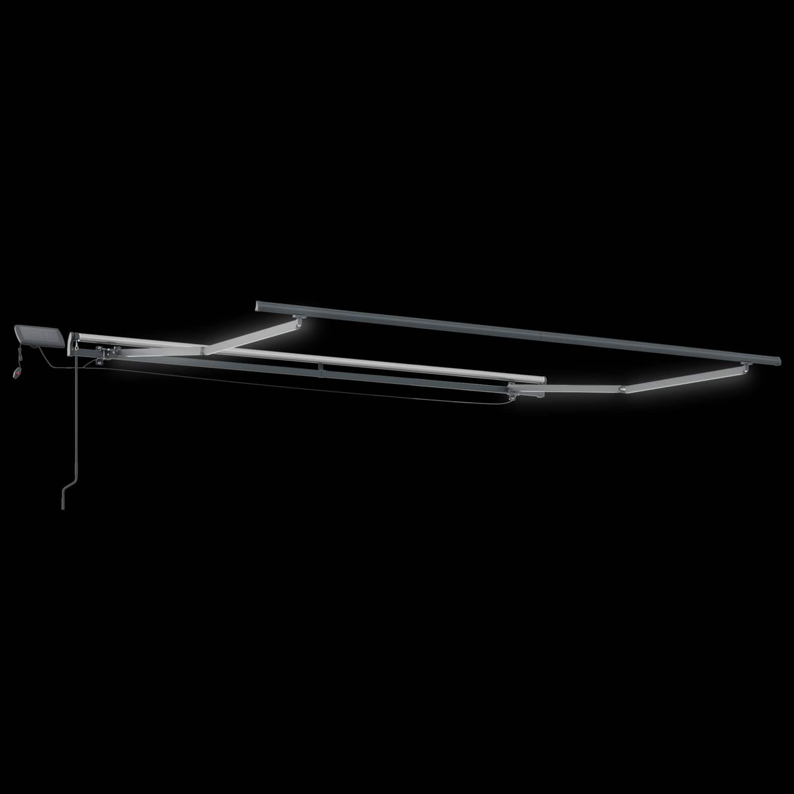Povlačivi tende Pijesak 600 × 300 cm Tkanina i Aluminij
