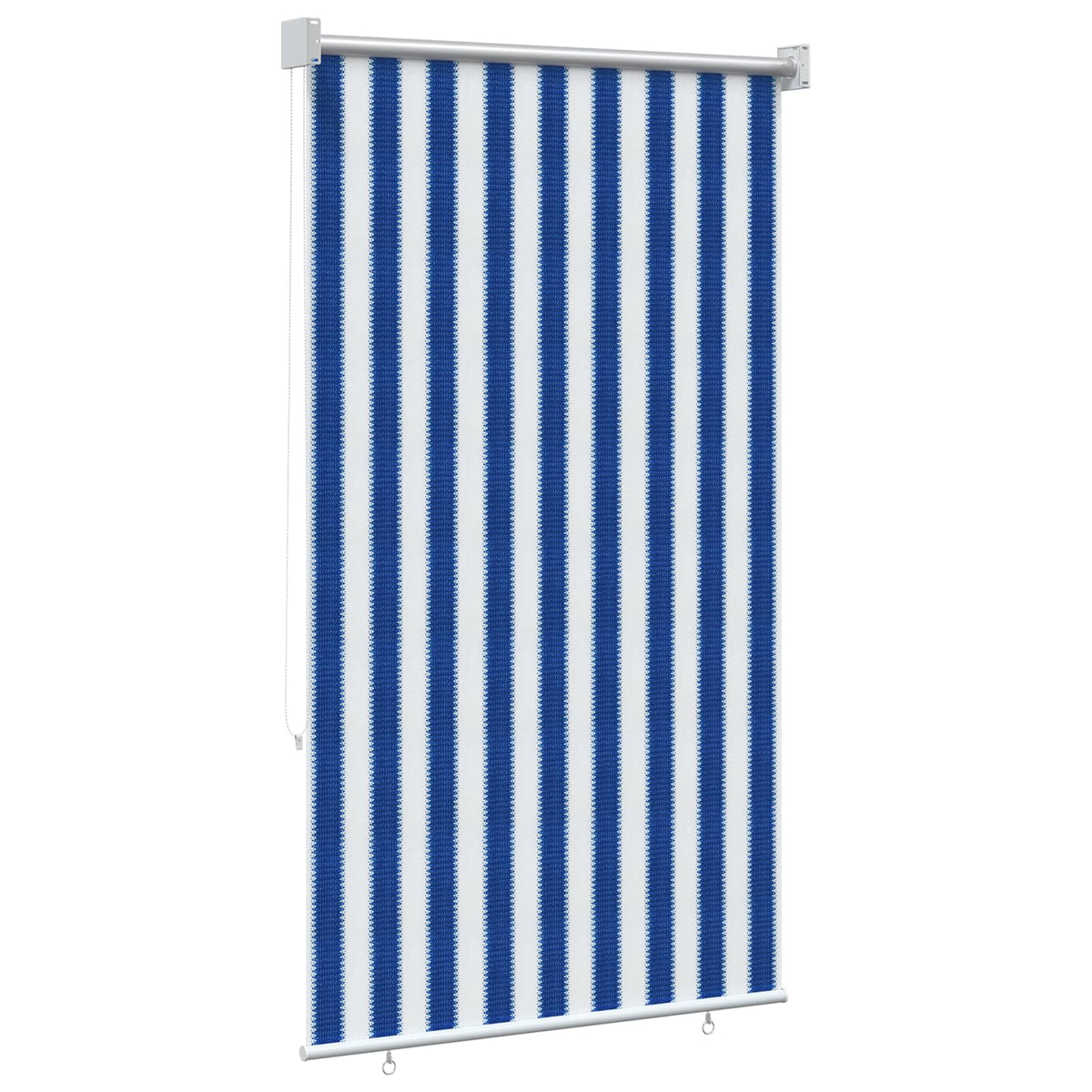Vanjska roleta 90% blokada UV zraka Plava i bijela pruga 100 x 140 cm
