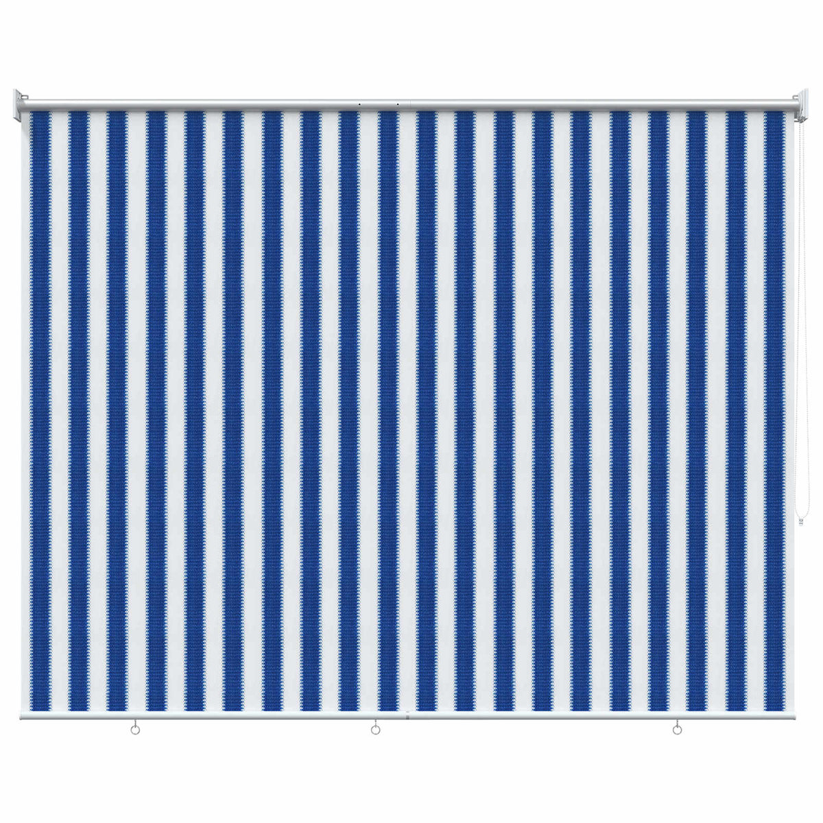 Vanjska roleta 90% blokada UV zraka Plava i bijela pruga 180 x 140 cm