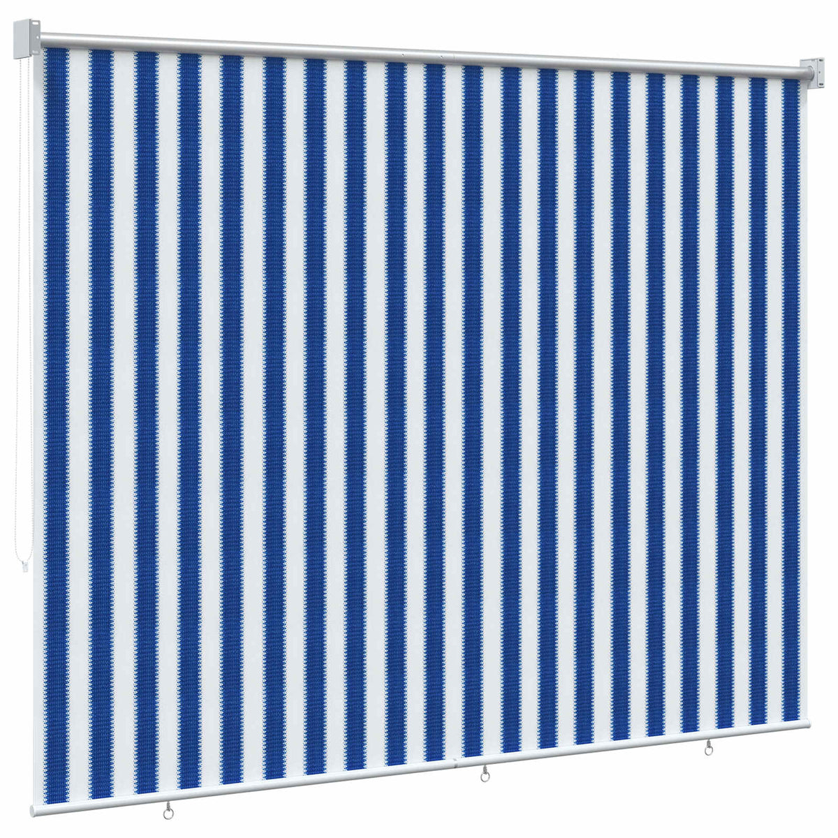Vanjska roleta 90% blokada UV zraka Plava i bijela pruga 180 x 230 cm