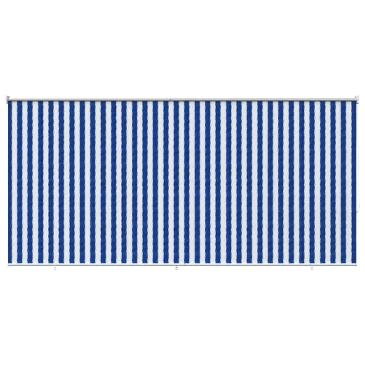 Vanjska roleta 90% blokada UV zraka Plava i bijela pruga 350 x 230 cm