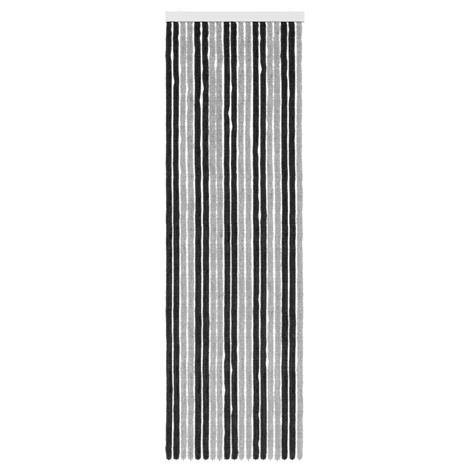 Zavjesa protiv insekata Chenille Siva i crna 56 x 185 cm
