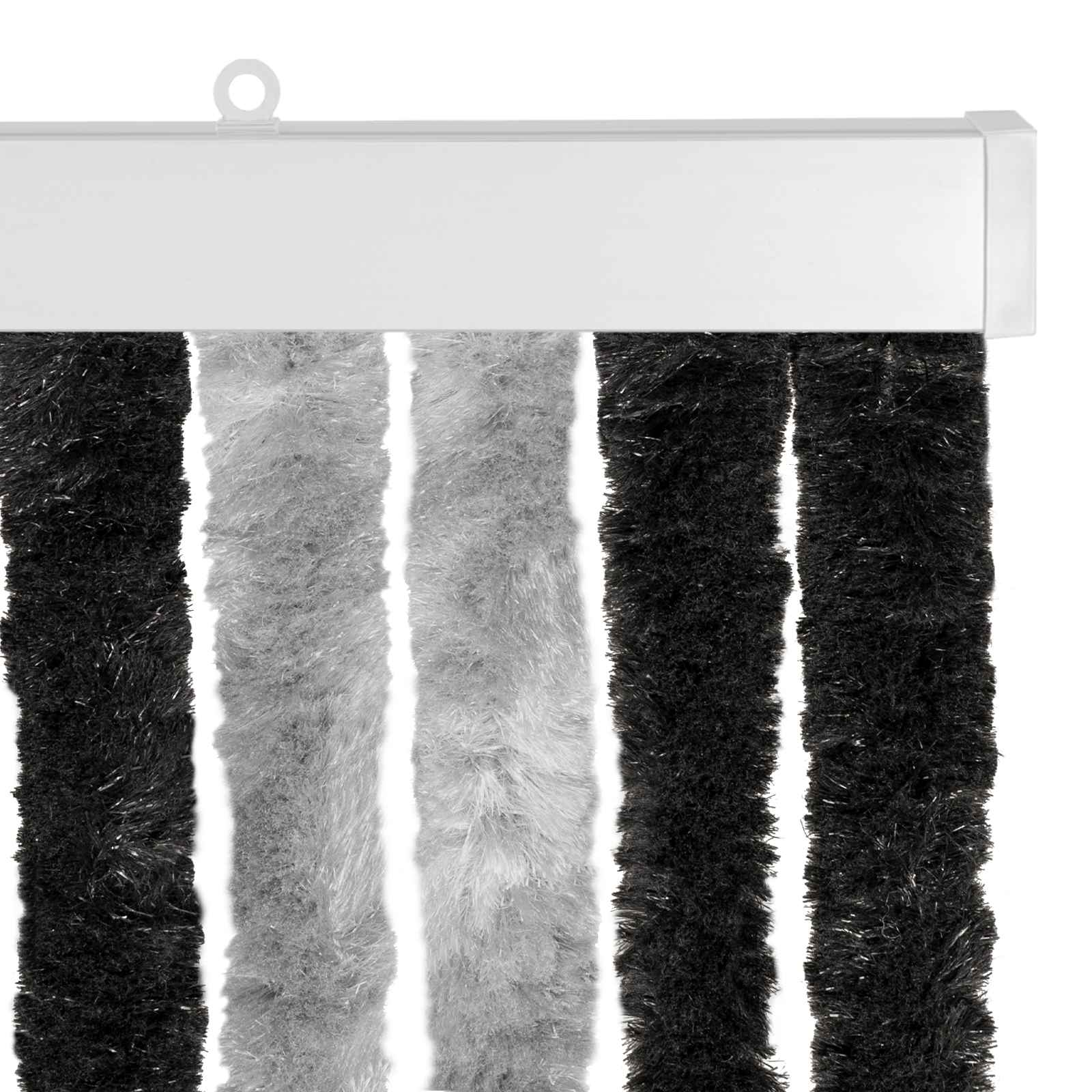 Zavjesa protiv insekata Chenille Siva i crna 56 x 200 cm