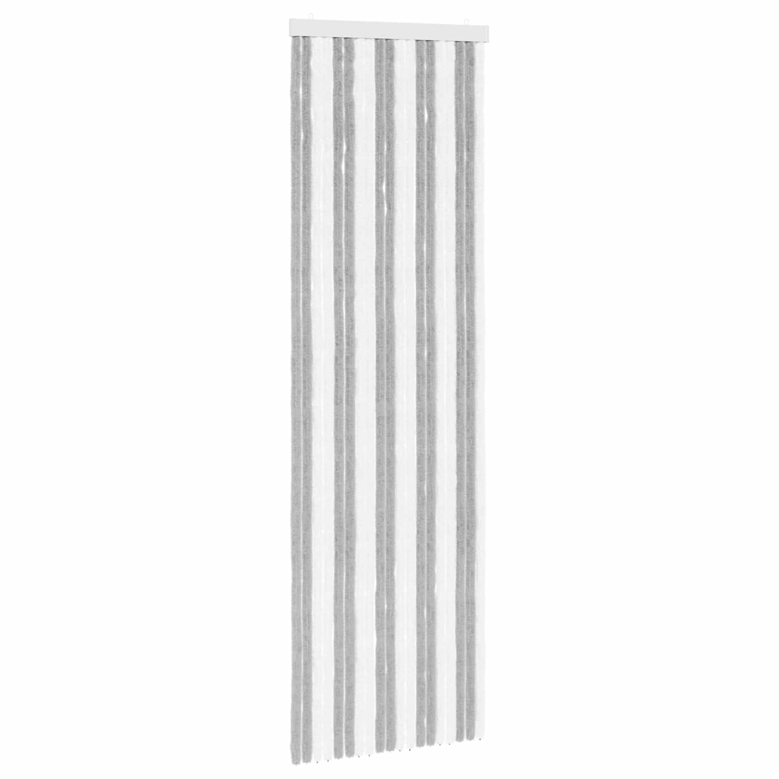 Zavjesa protiv insekata Chenille Siva i bijela 56 x 185 cm