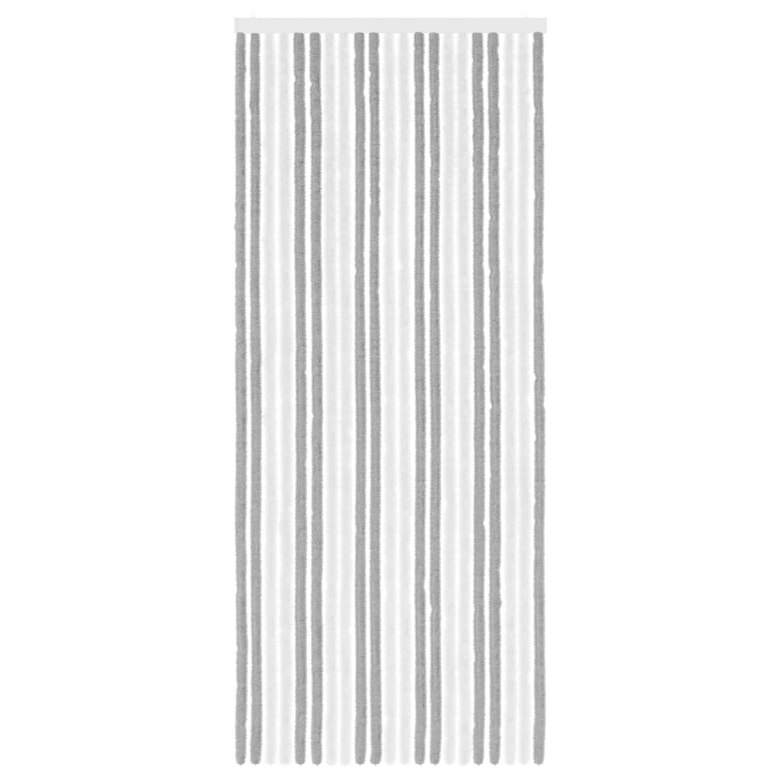 Zavjesa protiv insekata Chenille Siva i bijela 90 x 220 cm