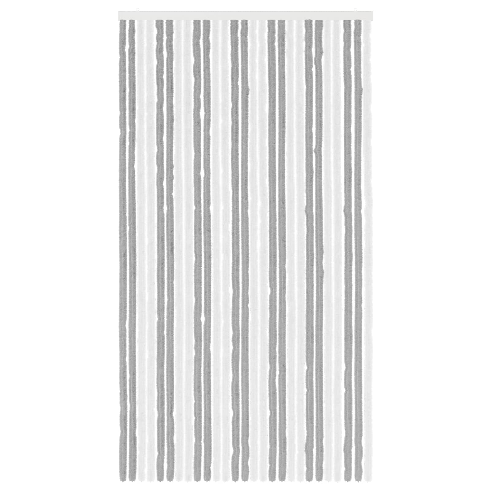 Zavjesa protiv insekata Chenille Siva i bijela 118 x 220 cm