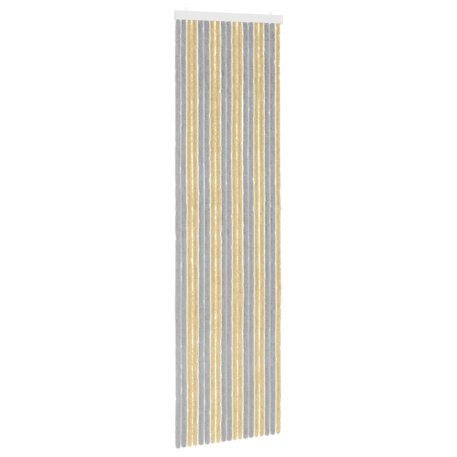 Zavjesa protiv insekata Chenille Siva i bež 56 x 200 cm 100% PP