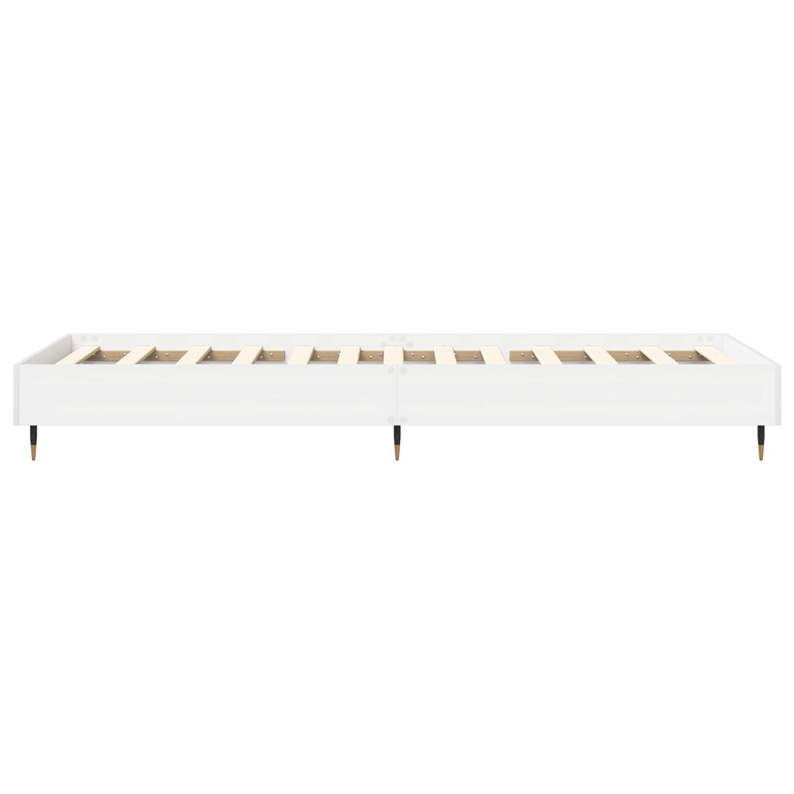 Krevetna konstrukcija Bijela 80 x 200 cm Konstruirano drvo