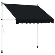 Ručno sklopiva tenda Crna 400 cm