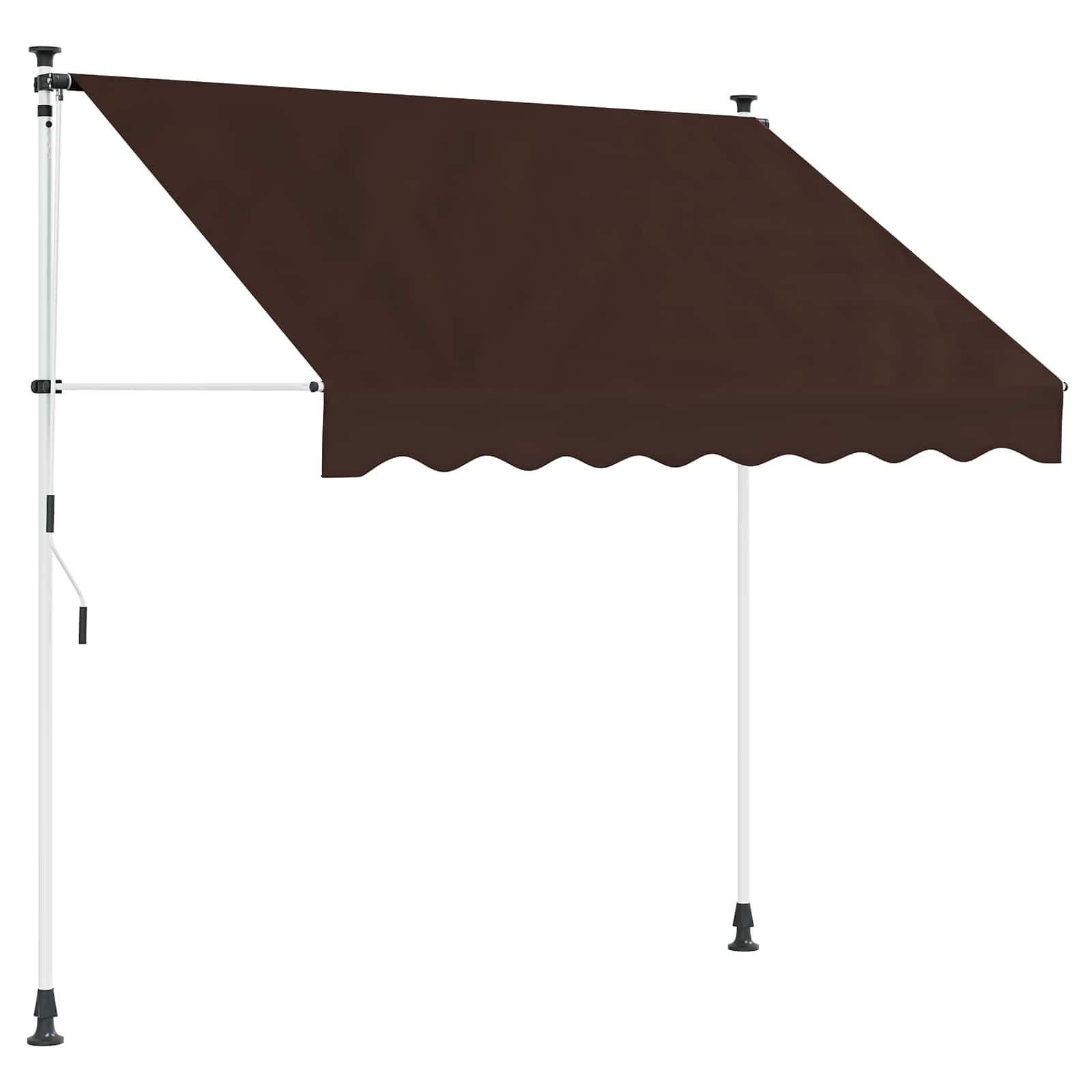 Ručno sklopiva tenda Smeđa 200 cm